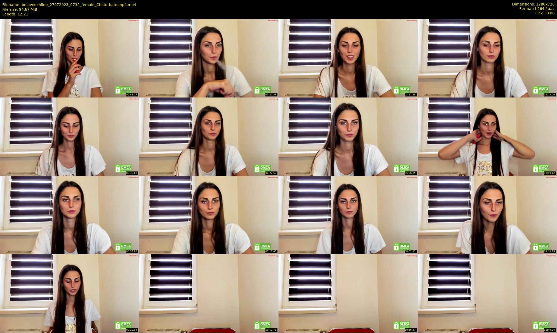 belovedkhlloe — 13 minute Chaturbate female cam show recording, 720p, Jul 27, 2023