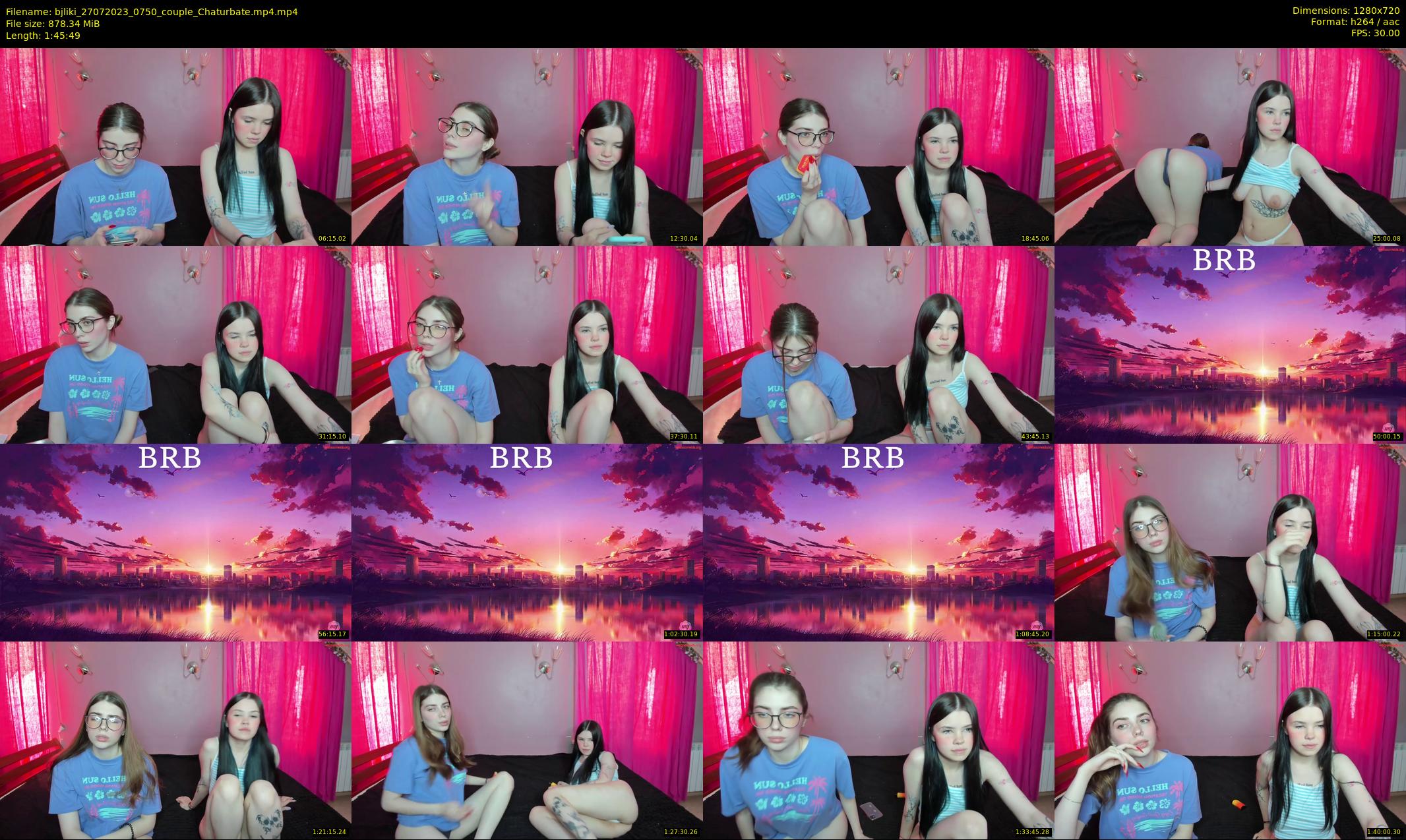 bjliki — 106 minute Chaturbate couple cam show recording, 720p, Jul 27, 2023