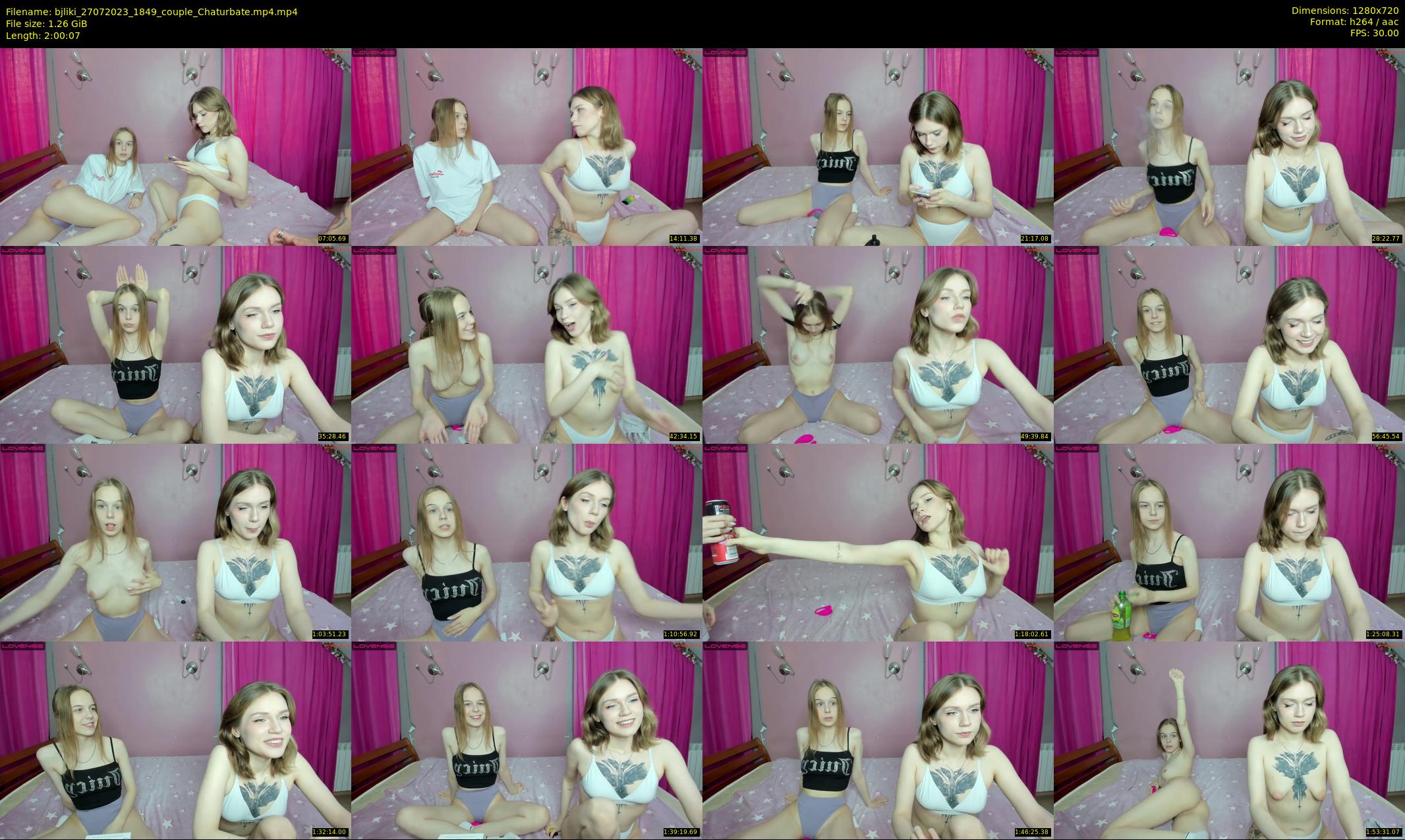 bjliki — 121 minute Chaturbate couple cam show recording, 720p, Jul 27, 2023