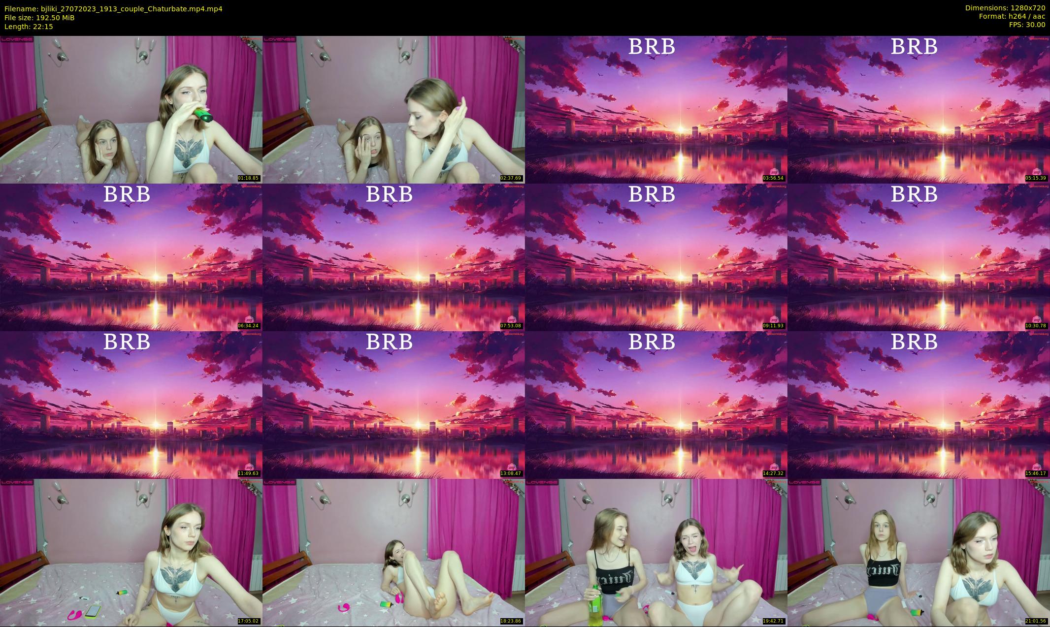 bjliki — 23 minute Chaturbate couple cam show recording, 720p, Jul 27, 2023