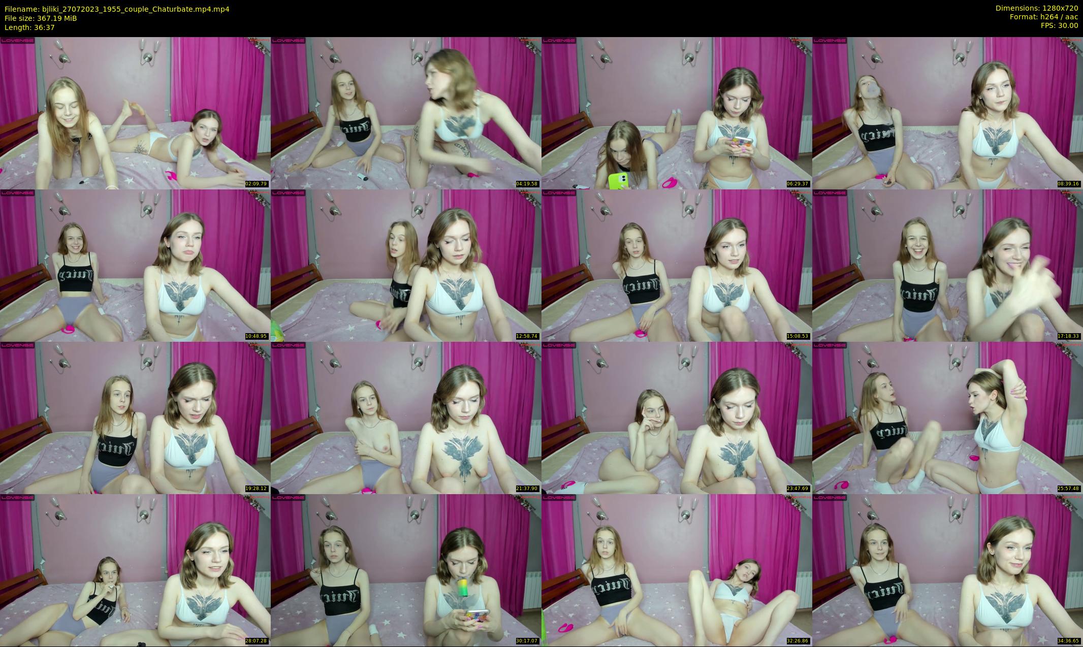 bjliki — 37 minute Chaturbate couple cam show recording, 720p, Jul 27, 2023