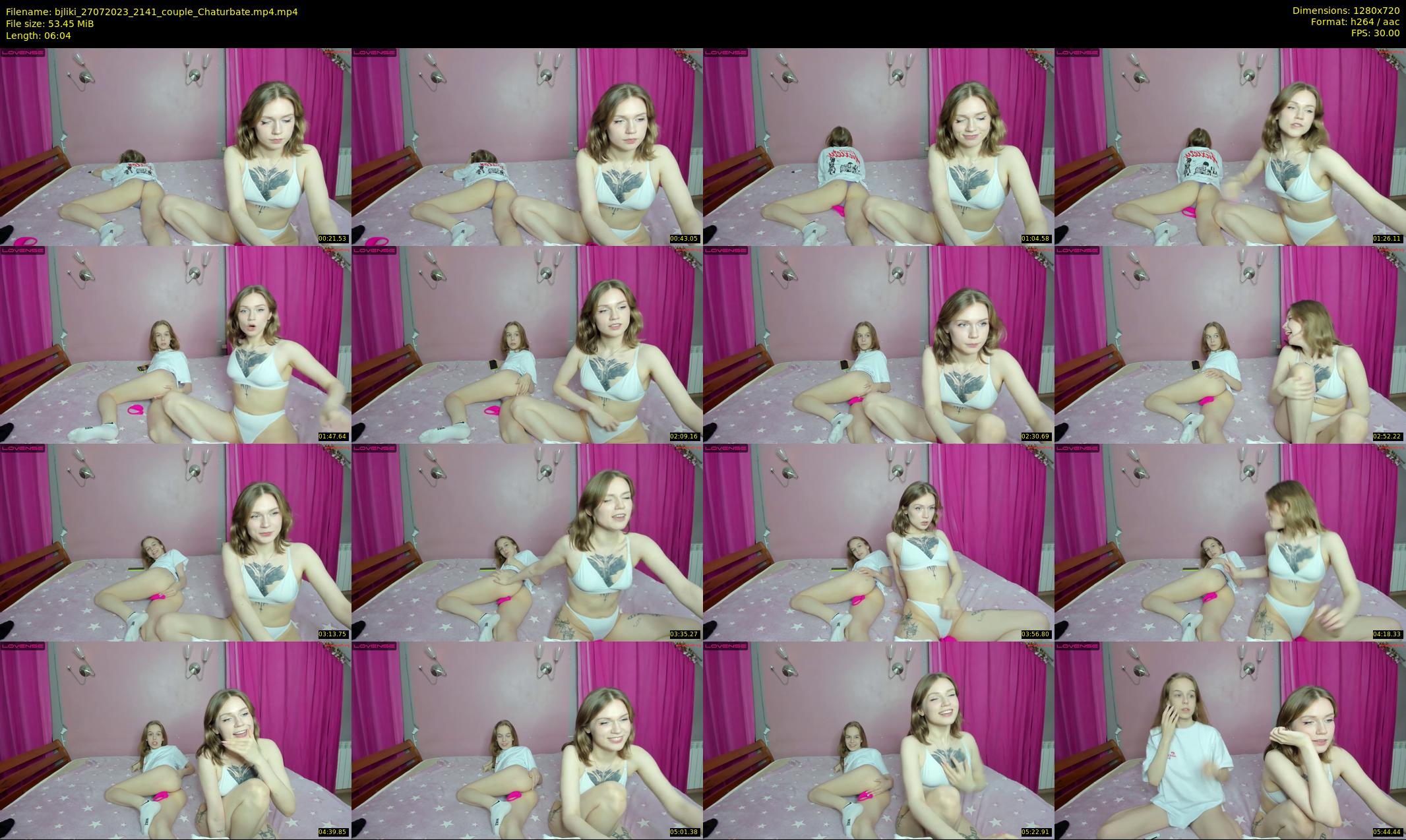 bjliki — 7 minute Chaturbate couple cam show recording, 720p, Jul 27, 2023