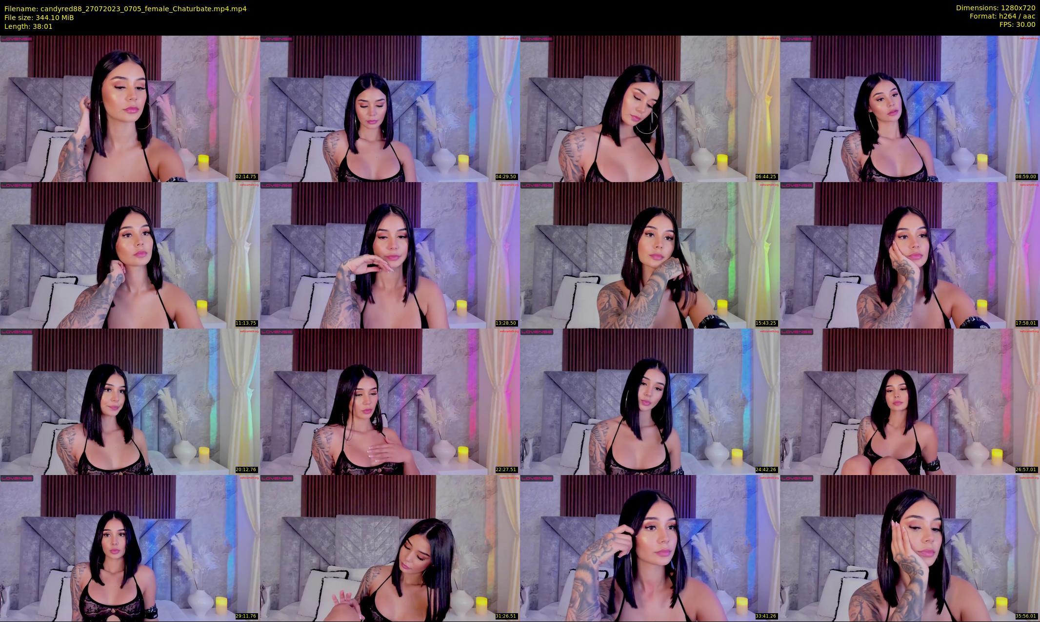 candyred88 — 39 minute Chaturbate female cam show recording, 720p, Jul 27, 2023