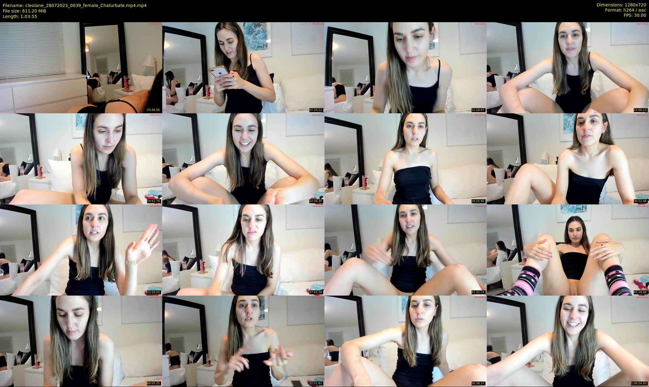 cleolane — 64 minute Chaturbate female cam show recording, 720p, Jul 28, 2023