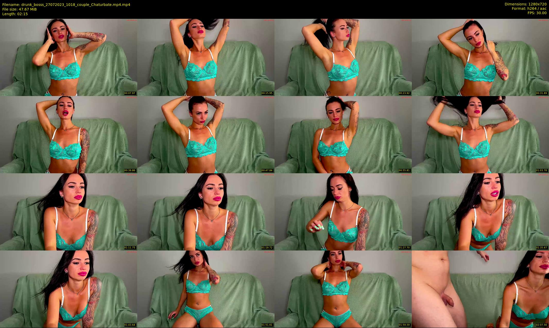 drunk_bosss — 3 minute Chaturbate couple cam show recording, 720p, Jul 27, 2023