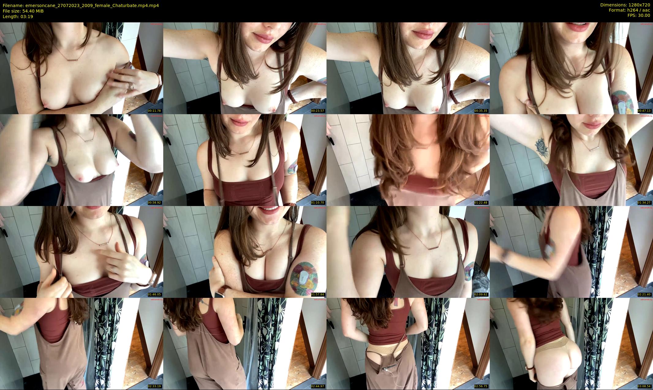 emersoncane — 4 minute Chaturbate female cam show recording, 720p, Jul 27, 2023