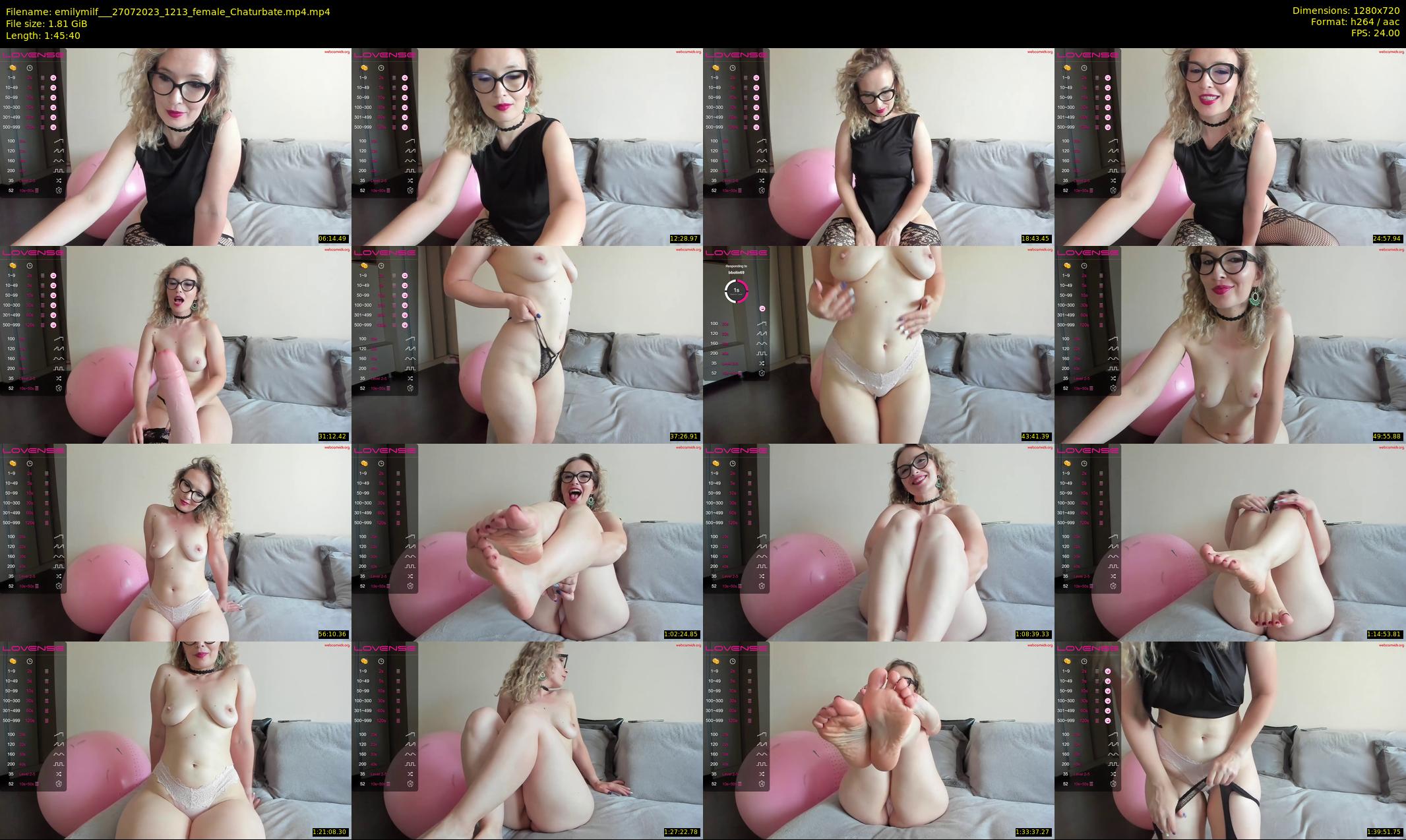 emilymilf__ — 106 minute Chaturbate female cam show recording, 720p, Jul 27, 2023