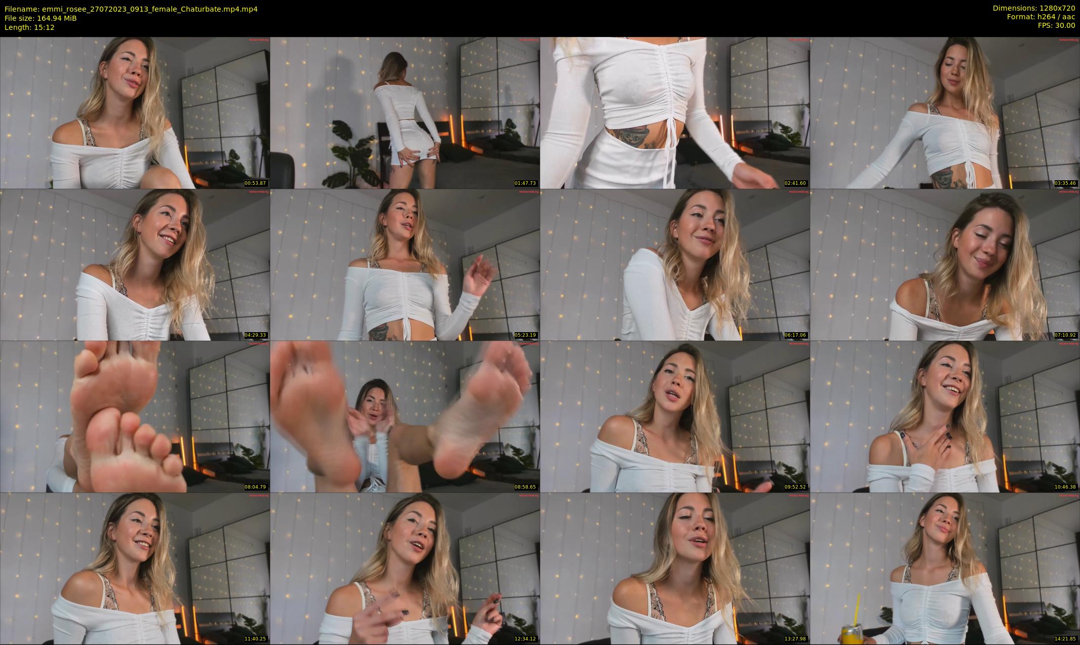 emmi_rosee — 16 minute Chaturbate female cam show recording, 720p, Jul 27, 2023