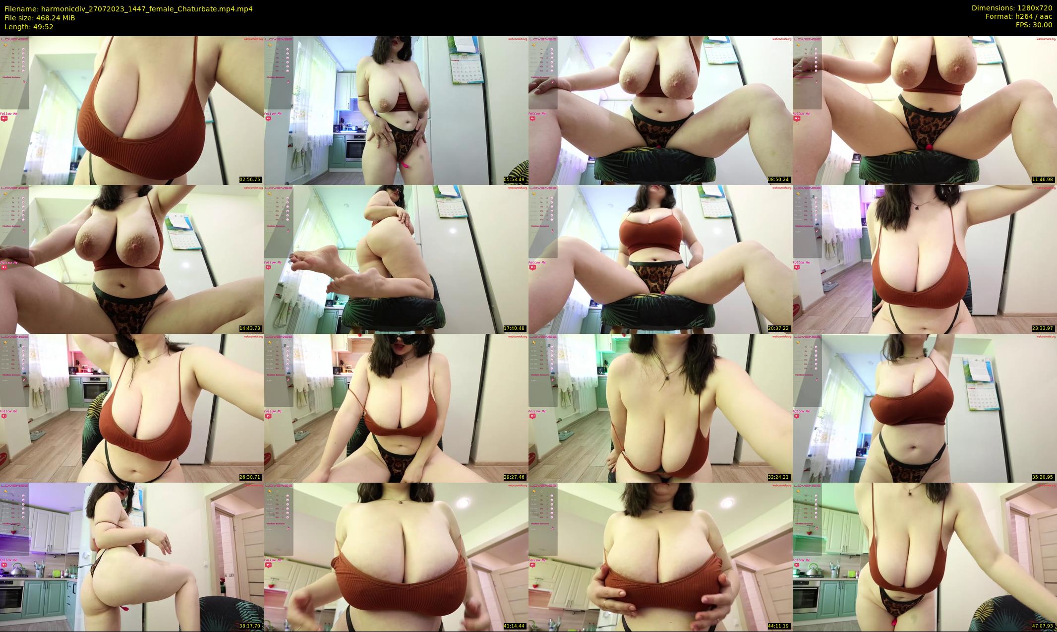 harmonicdiv — 50 minute Chaturbate female cam show recording, 720p, Jul 27, 2023