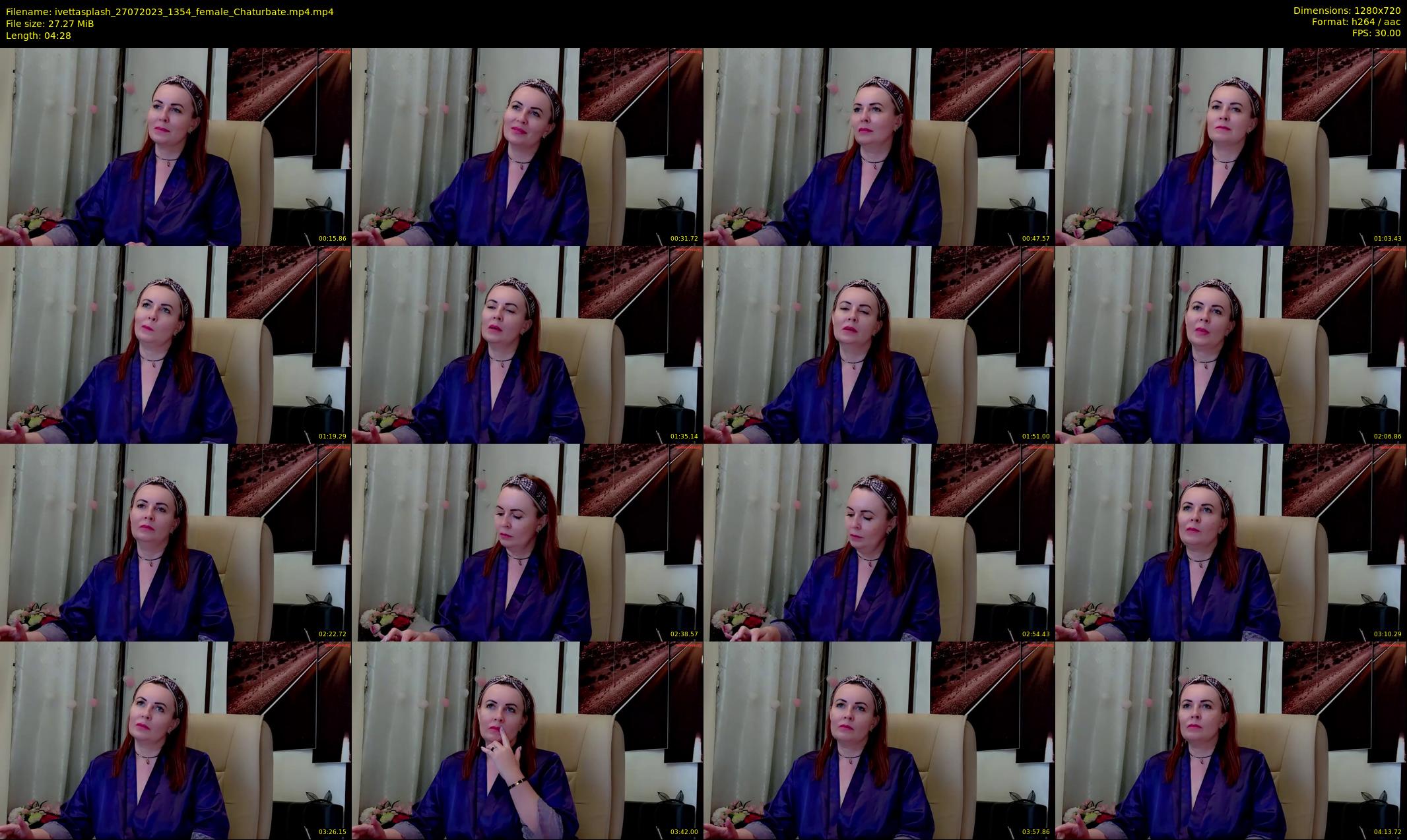 ivettasplash — 5 minute Chaturbate female cam show recording, 720p, Jul 27, 2023