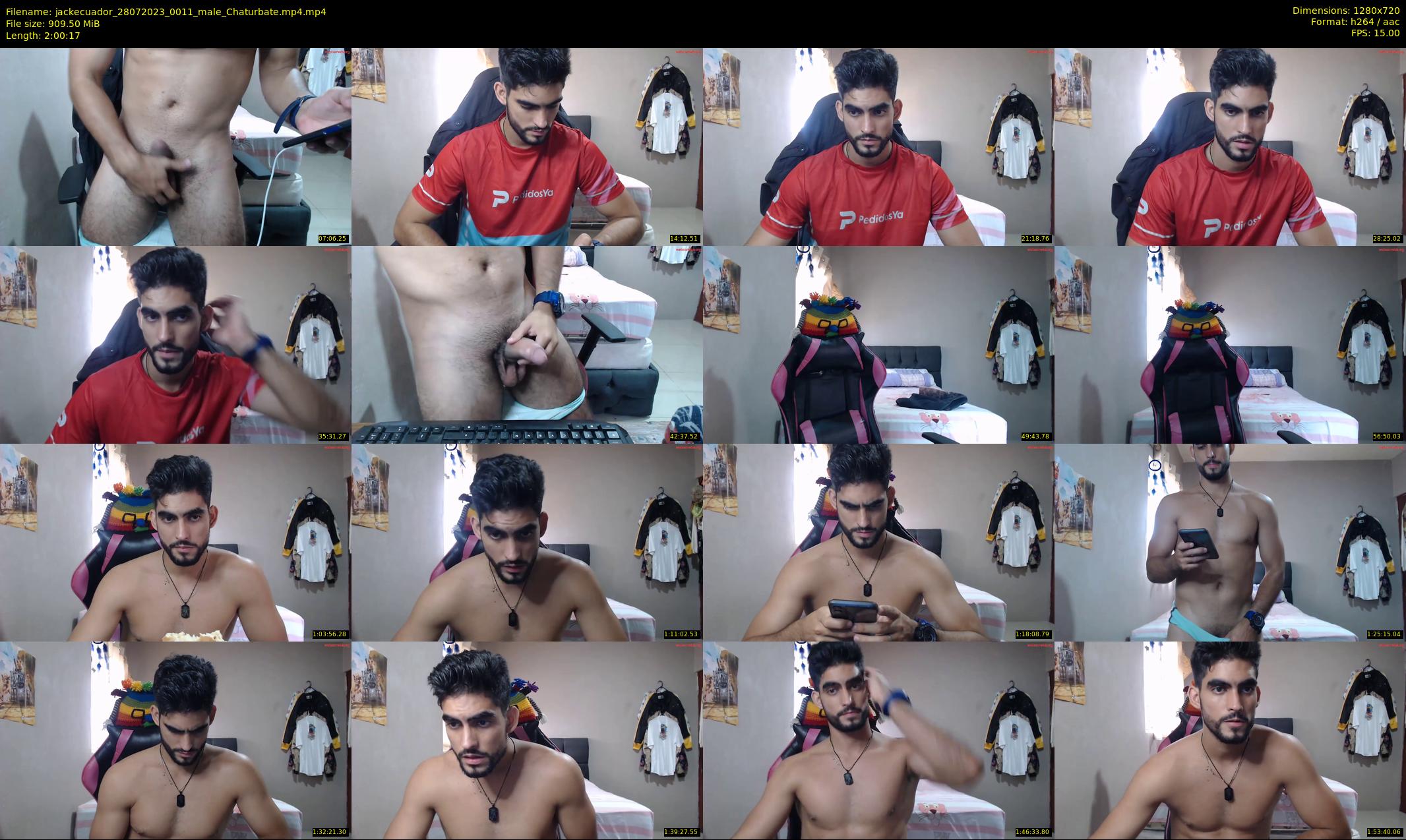 jackecuador — 121 minute Chaturbate male cam show recording, 720p, Jul 28, 2023