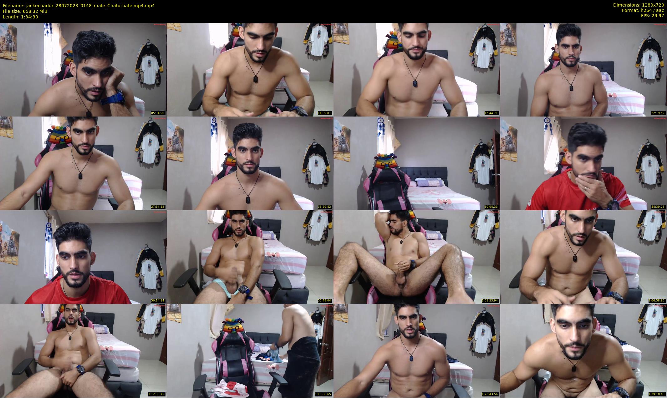 jackecuador — 95 minute Chaturbate male cam show recording, 720p, Jul 28, 2023