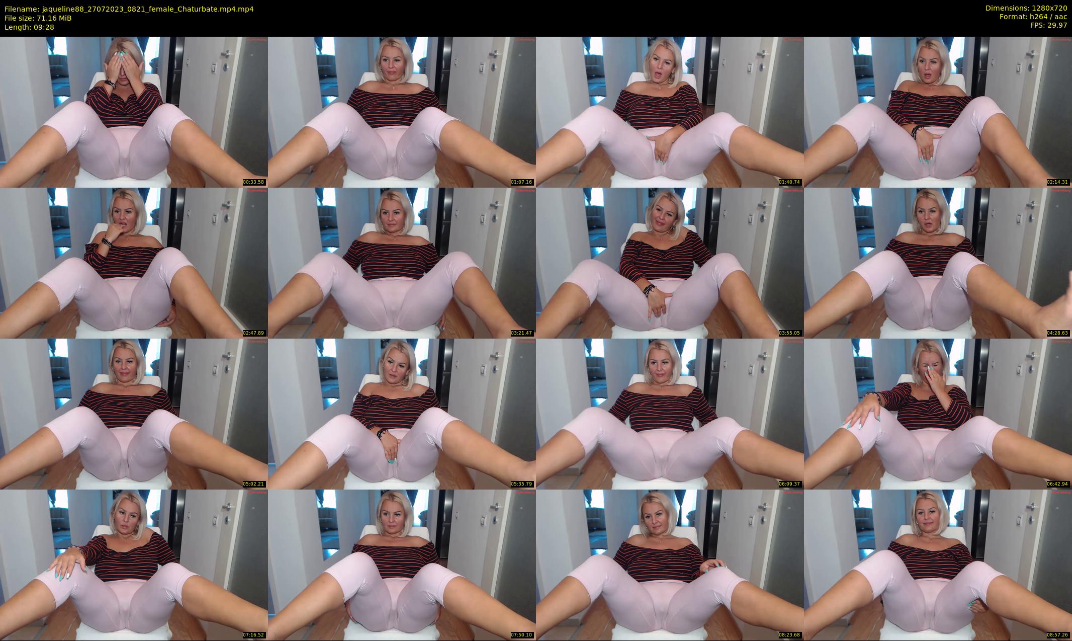 jaqueline88 — 10 minute Chaturbate female cam show recording, 720p, Jul 27, 2023