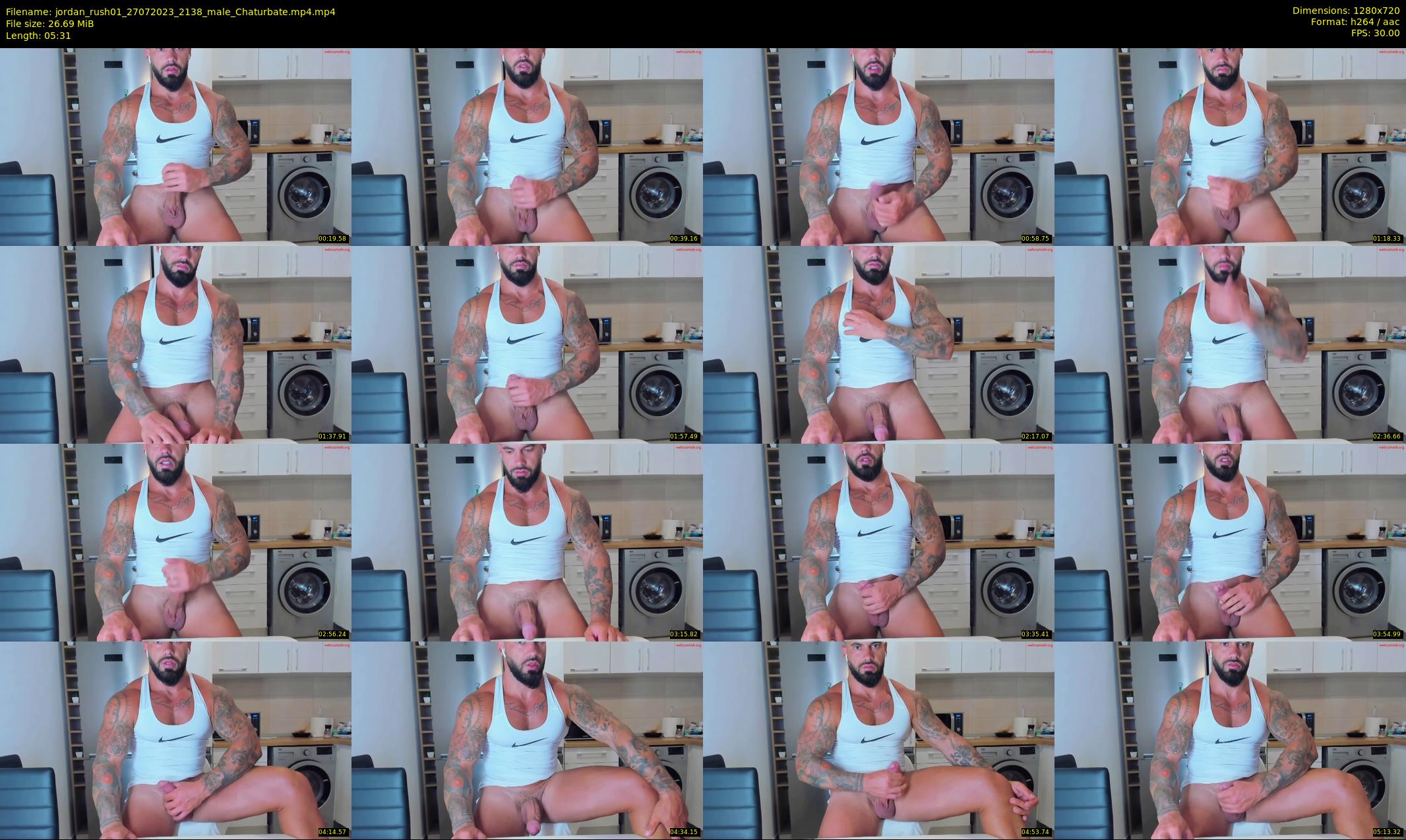 jordan_rush01 — 6 minute Chaturbate male cam show recording, 720p, Jul 27, 2023