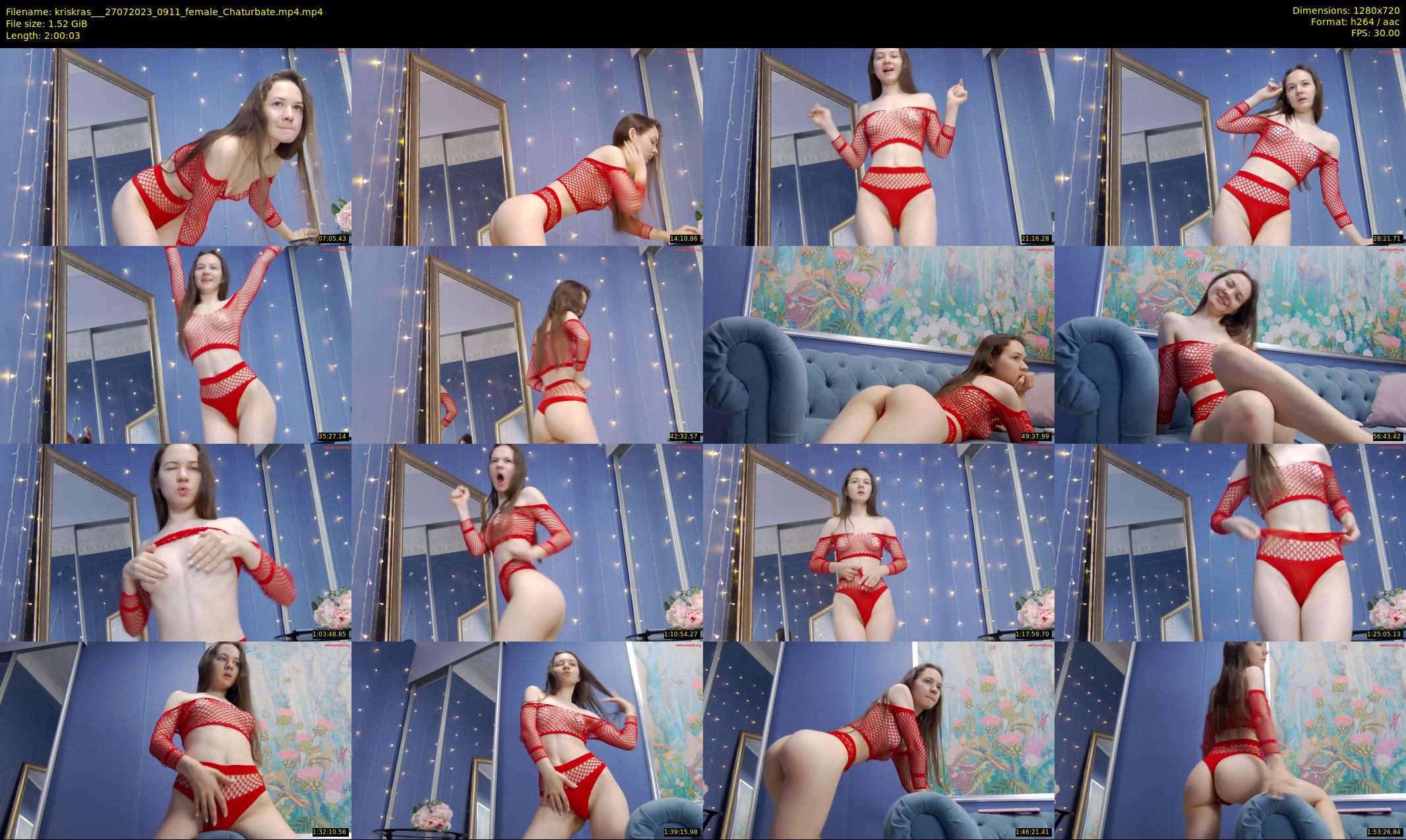 kriskras__ — 121 minute Chaturbate female cam show recording, 720p, Jul 27, 2023