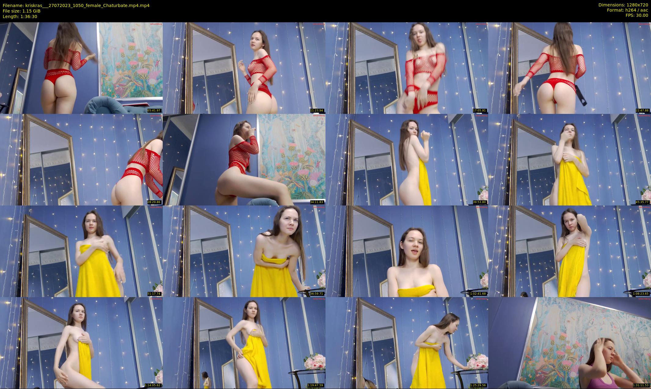 kriskras__ — 97 minute Chaturbate female cam show recording, 720p, Jul 27, 2023