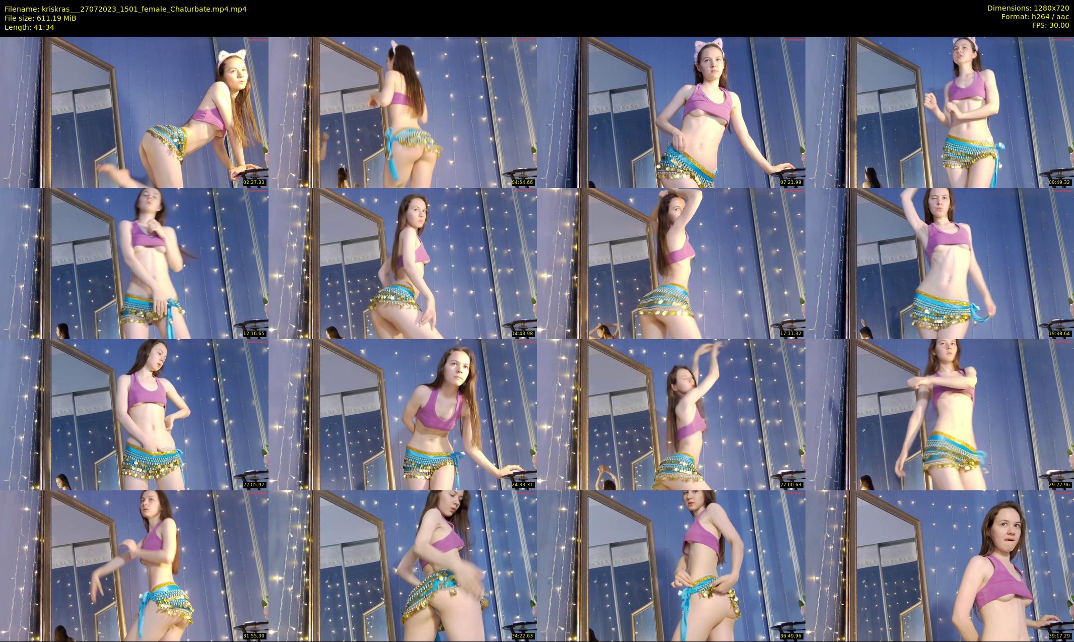 kriskras__ — 42 minute Chaturbate female cam show recording, 720p, Jul 27, 2023
