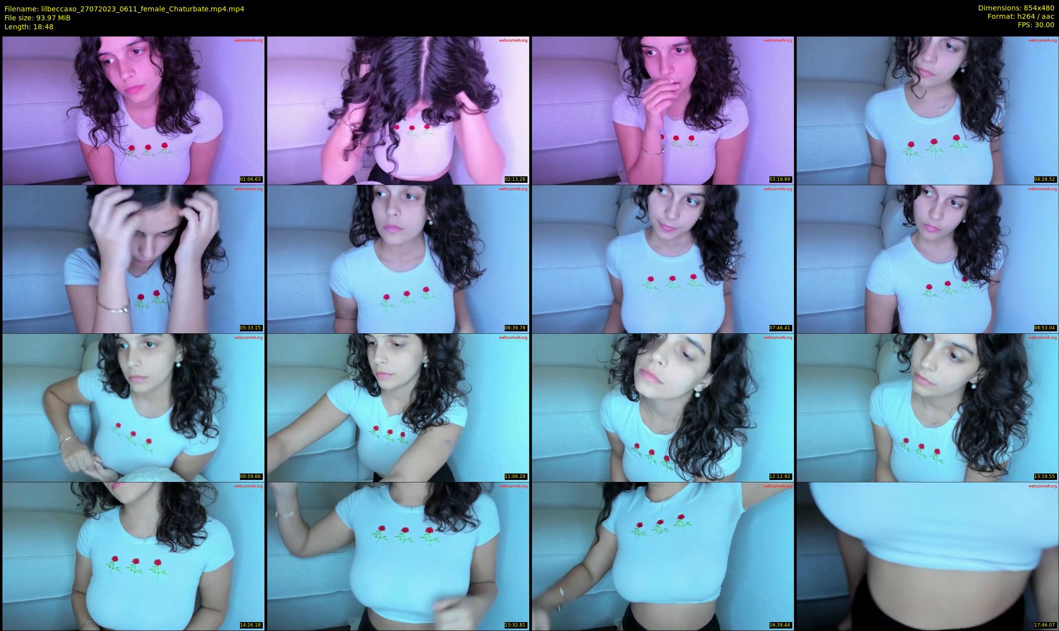lilbeccaxo — 19 minute Chaturbate female cam show recording, 480p, Jul 27, 2023