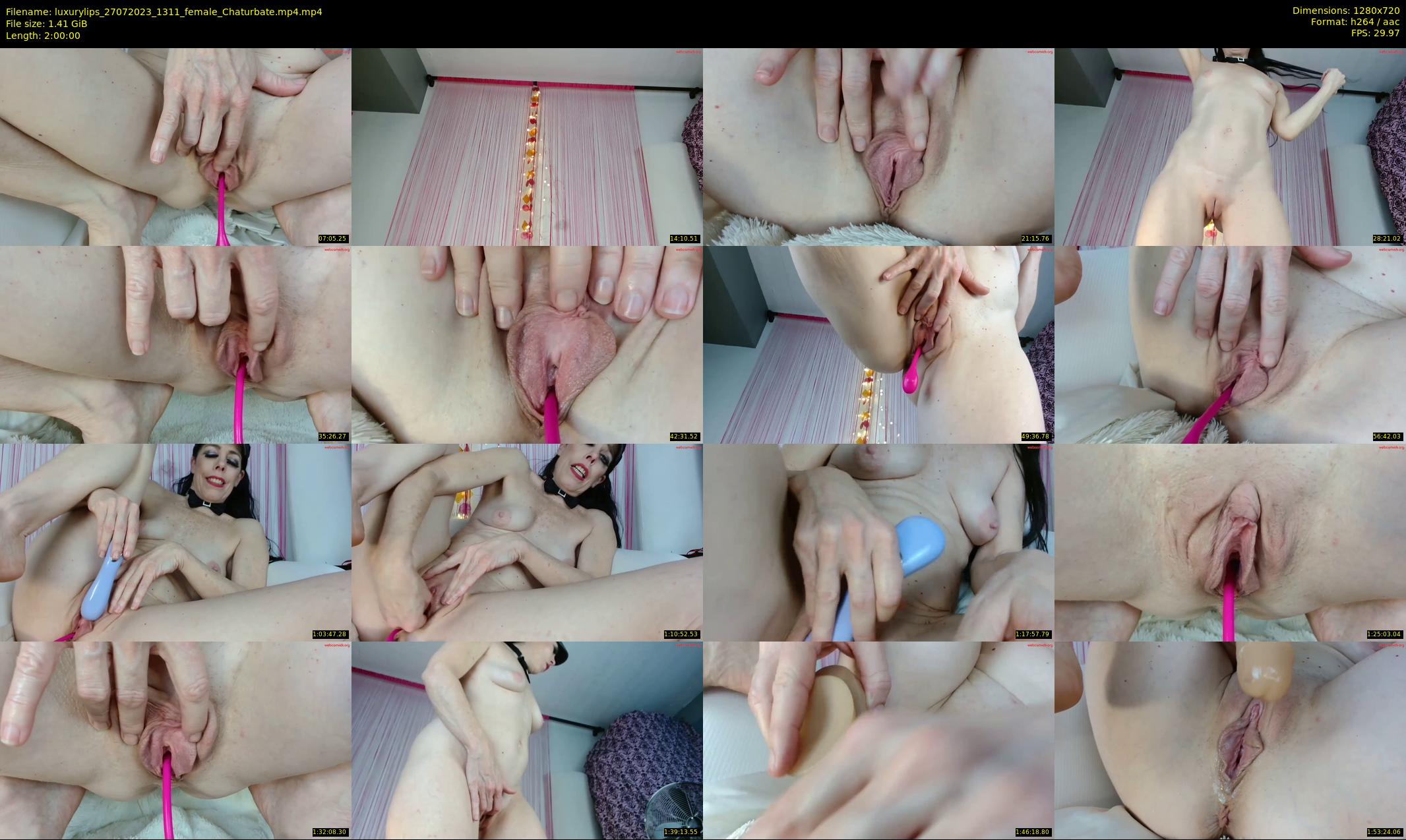 luxurylips — 120 minute Chaturbate female cam show recording, 720p, Jul 27, 2023