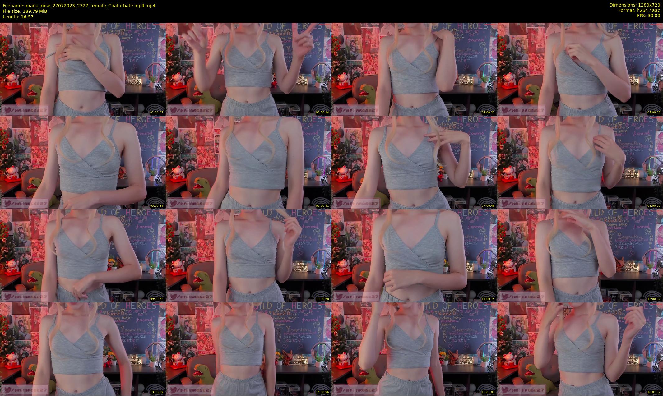 mana_rose — 17 minute Chaturbate female cam show recording, 720p, Jul 27, 2023