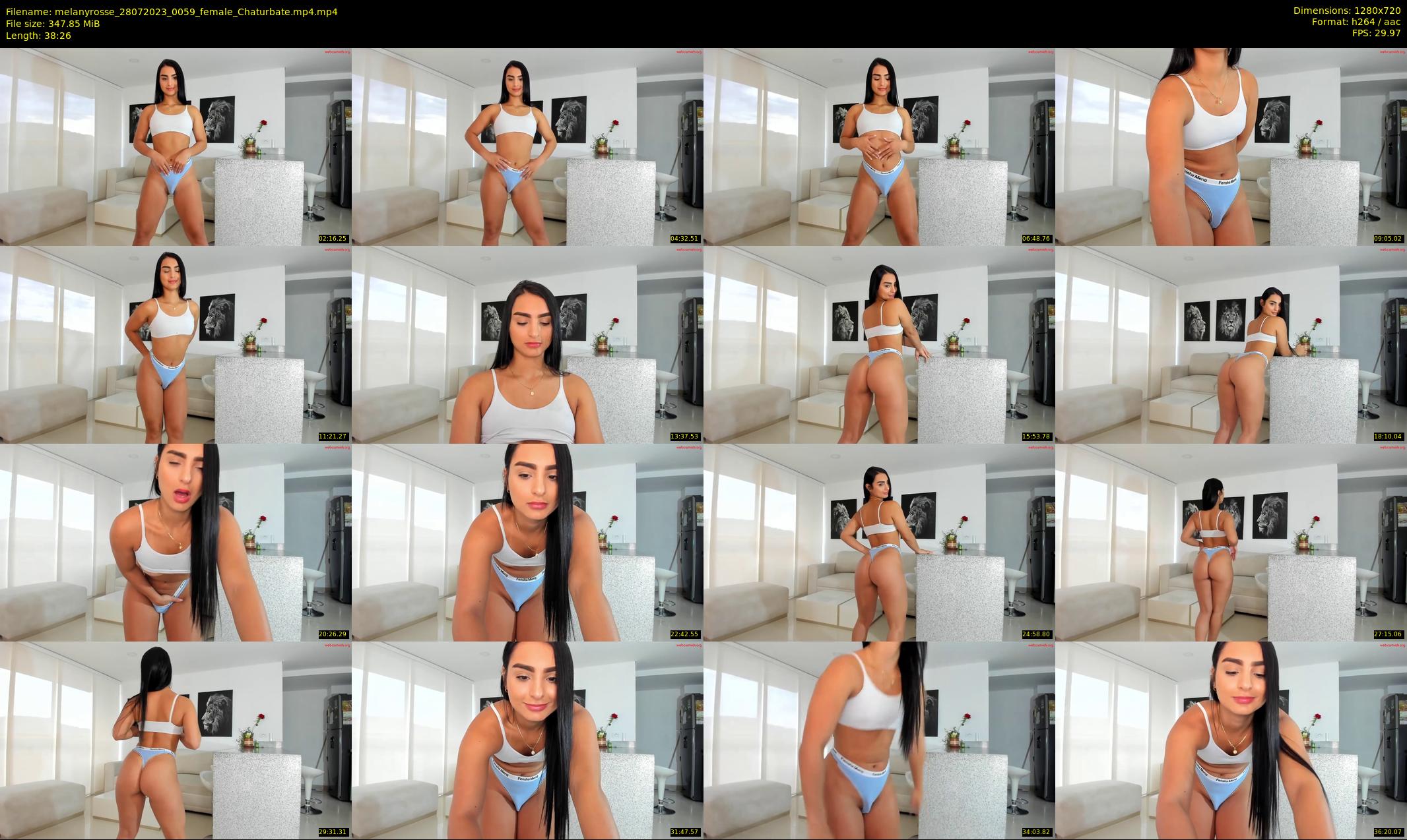melanyrosse — 39 minute Chaturbate female cam show recording, 720p, Jul 28, 2023