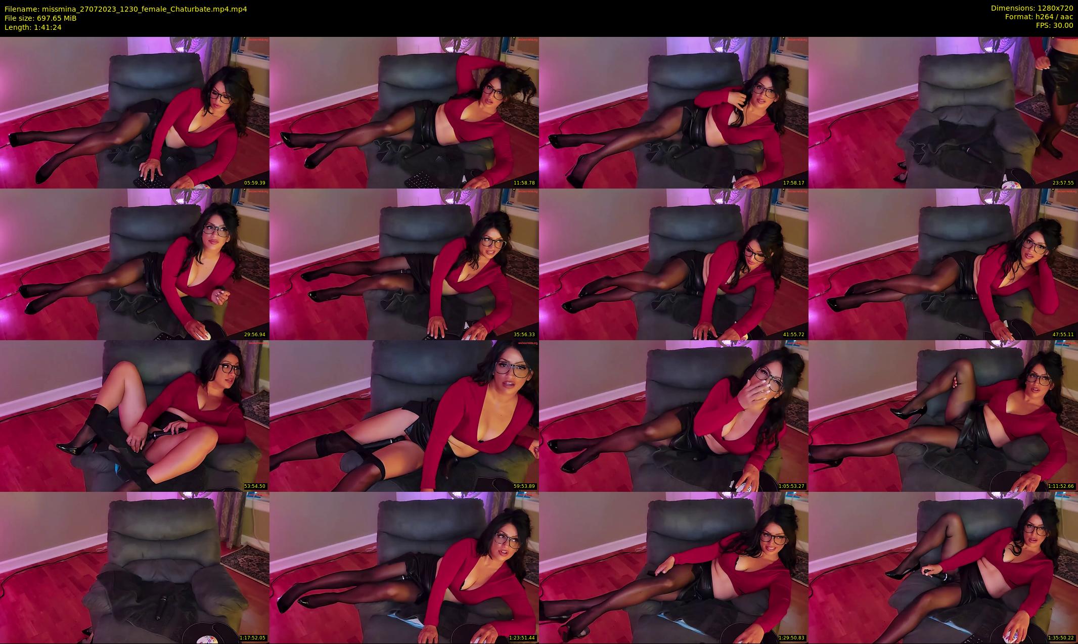 missmina — 102 minute Chaturbate female cam show recording, 720p, Jul 27, 2023