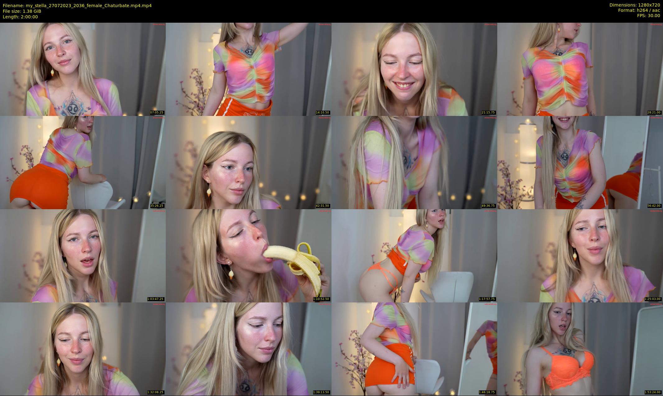 my_stella — 120 minute Chaturbate female cam show recording, 720p, Jul 27, 2023