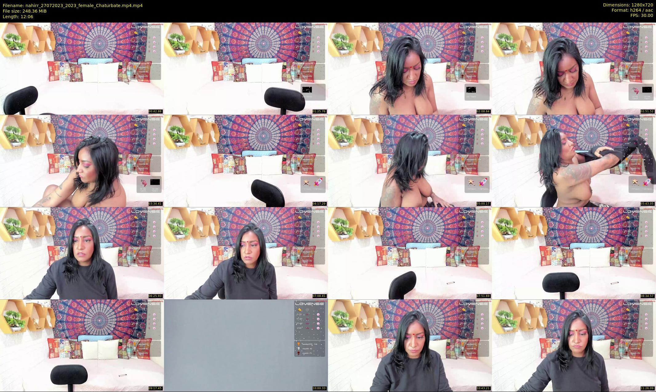 nahirr — 13 minute Chaturbate female cam show recording, 720p, Jul 27, 2023