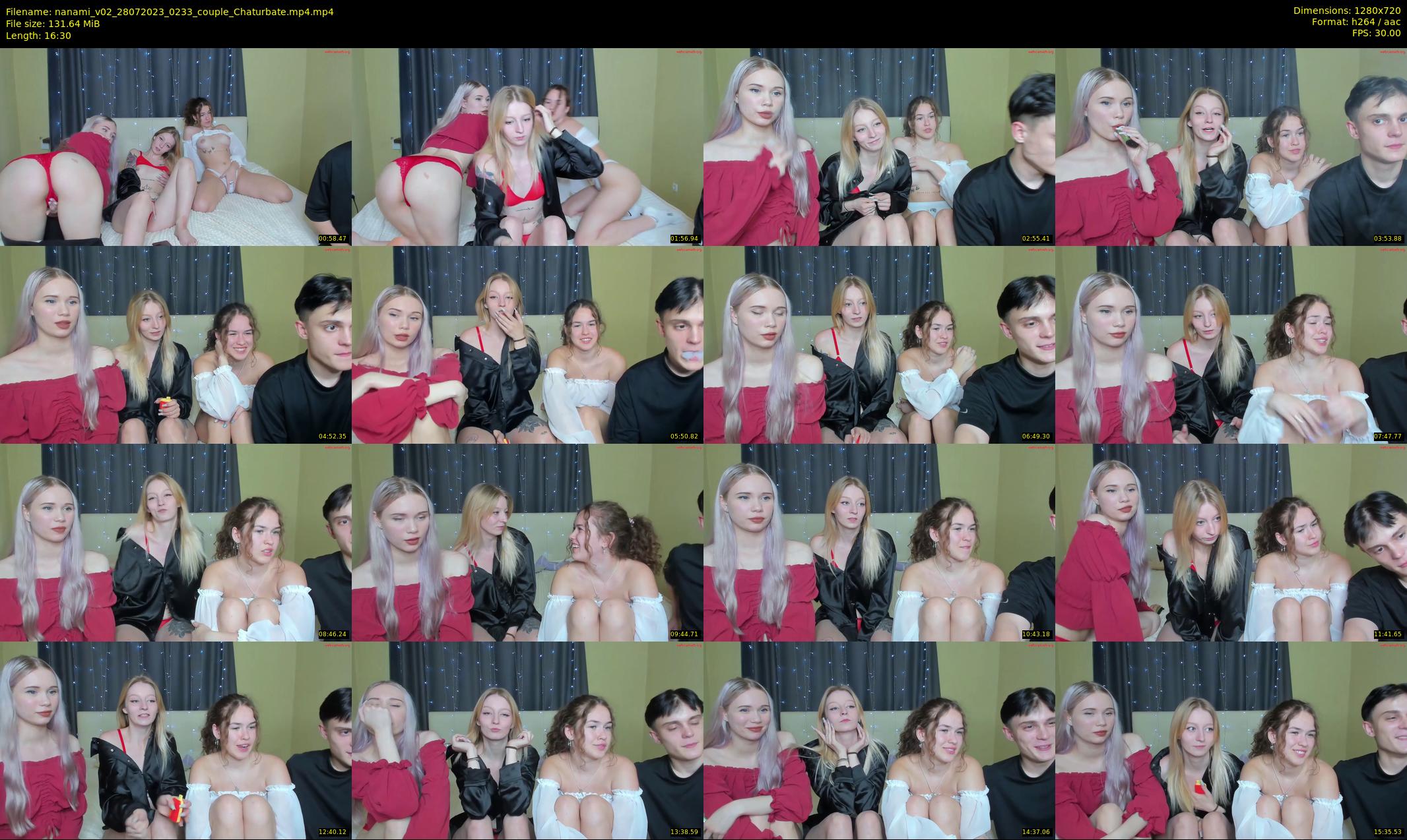 nanami_v02 — 17 minute Chaturbate couple cam show recording, 720p, Jul 28, 2023