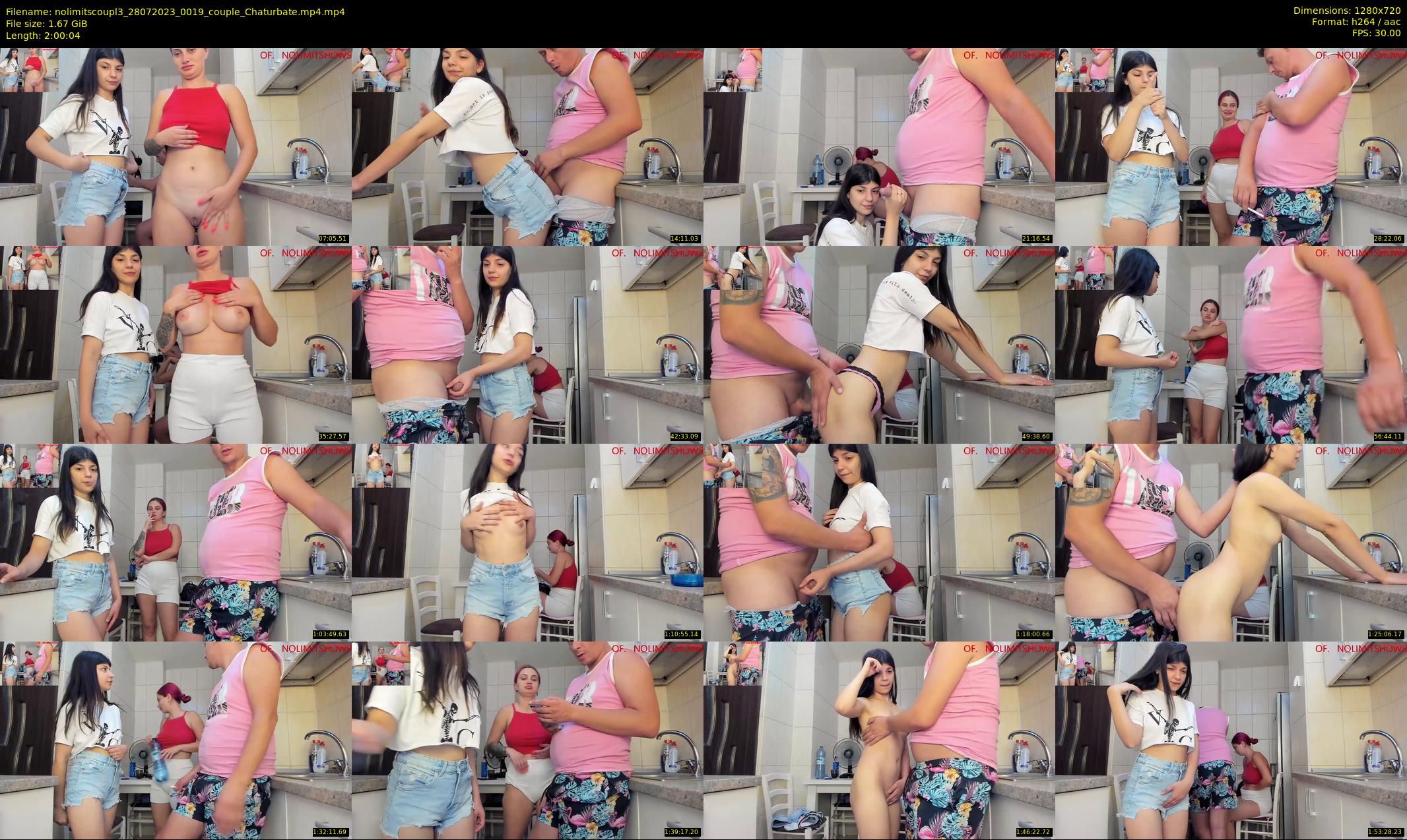 nolimitscoupl3 — 121 minute Chaturbate couple cam show recording, 720p, Jul 28, 2023