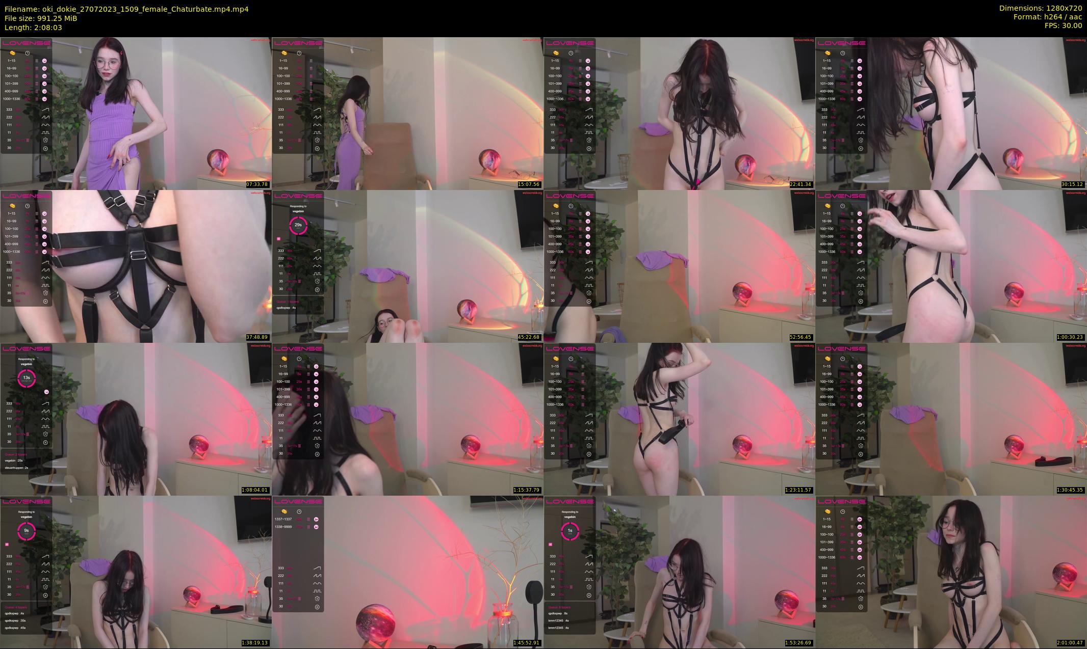 oki_dokie — 129 minute Chaturbate female cam show recording, 720p, Jul 27, 2023