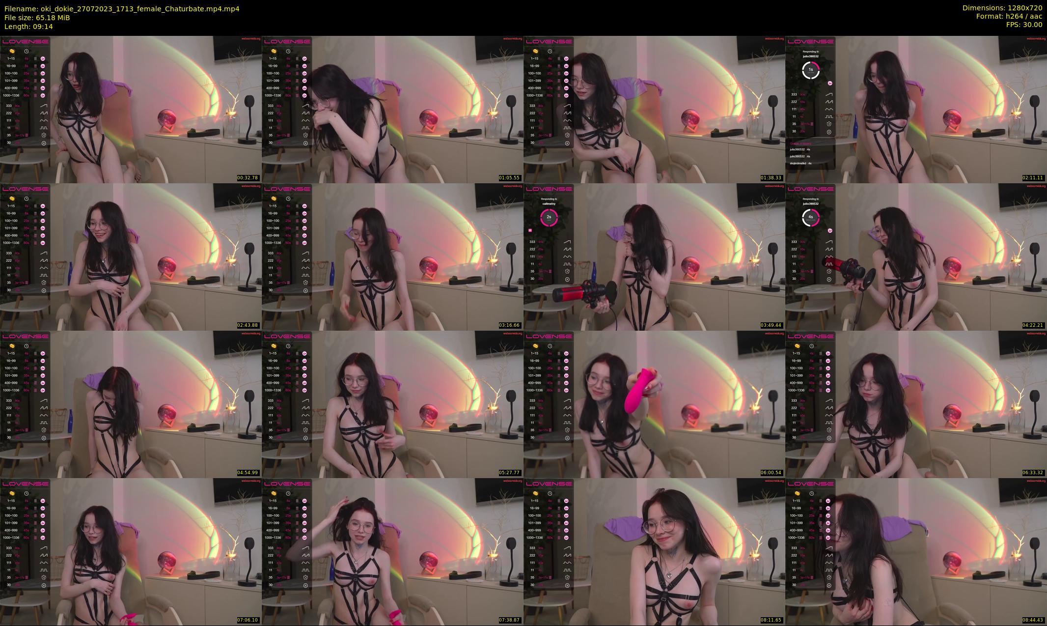 oki_dokie — 10 minute Chaturbate female cam show recording, 720p, Jul 27, 2023