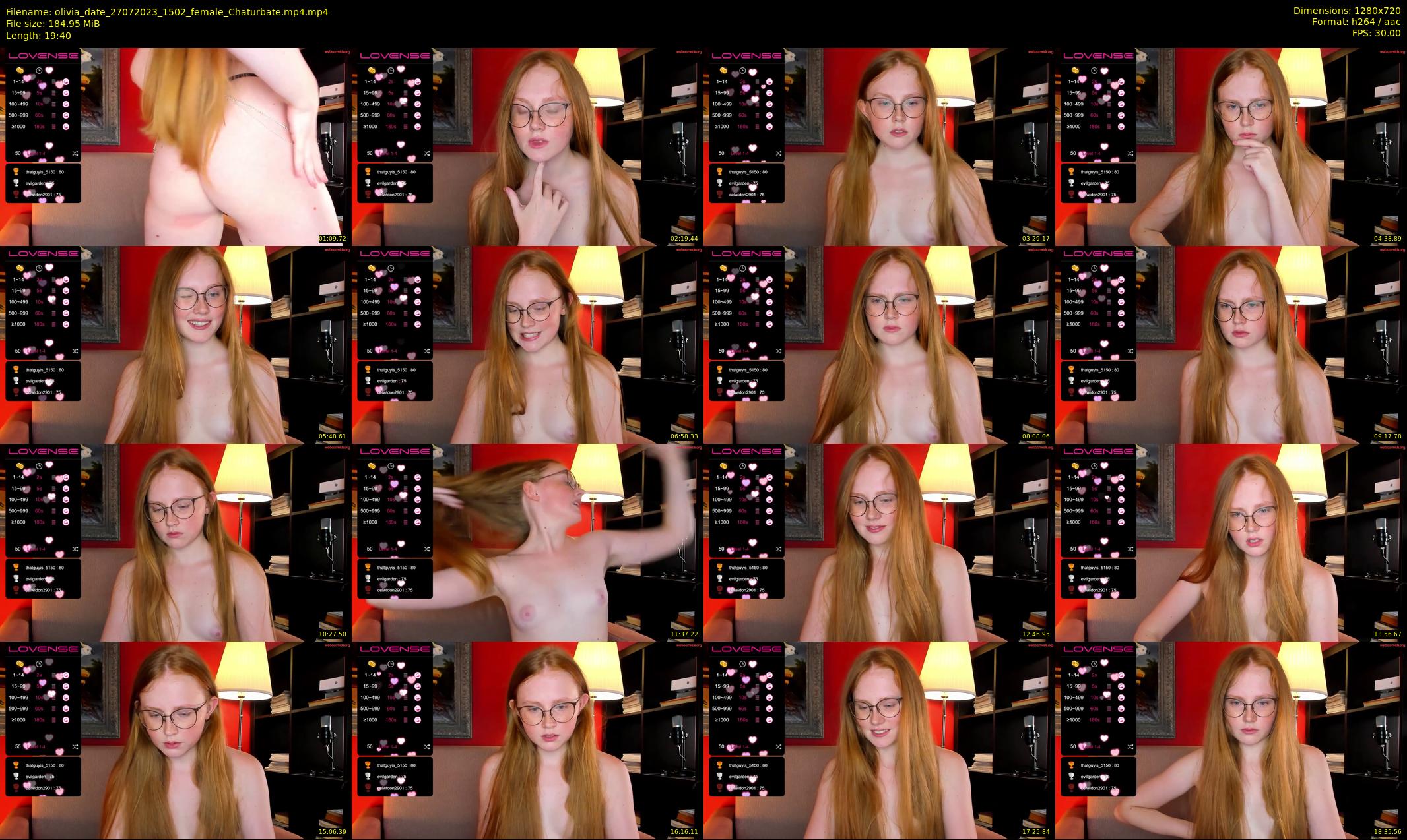 olivia_date — 20 minute Chaturbate female cam show recording, 720p, Jul 27, 2023