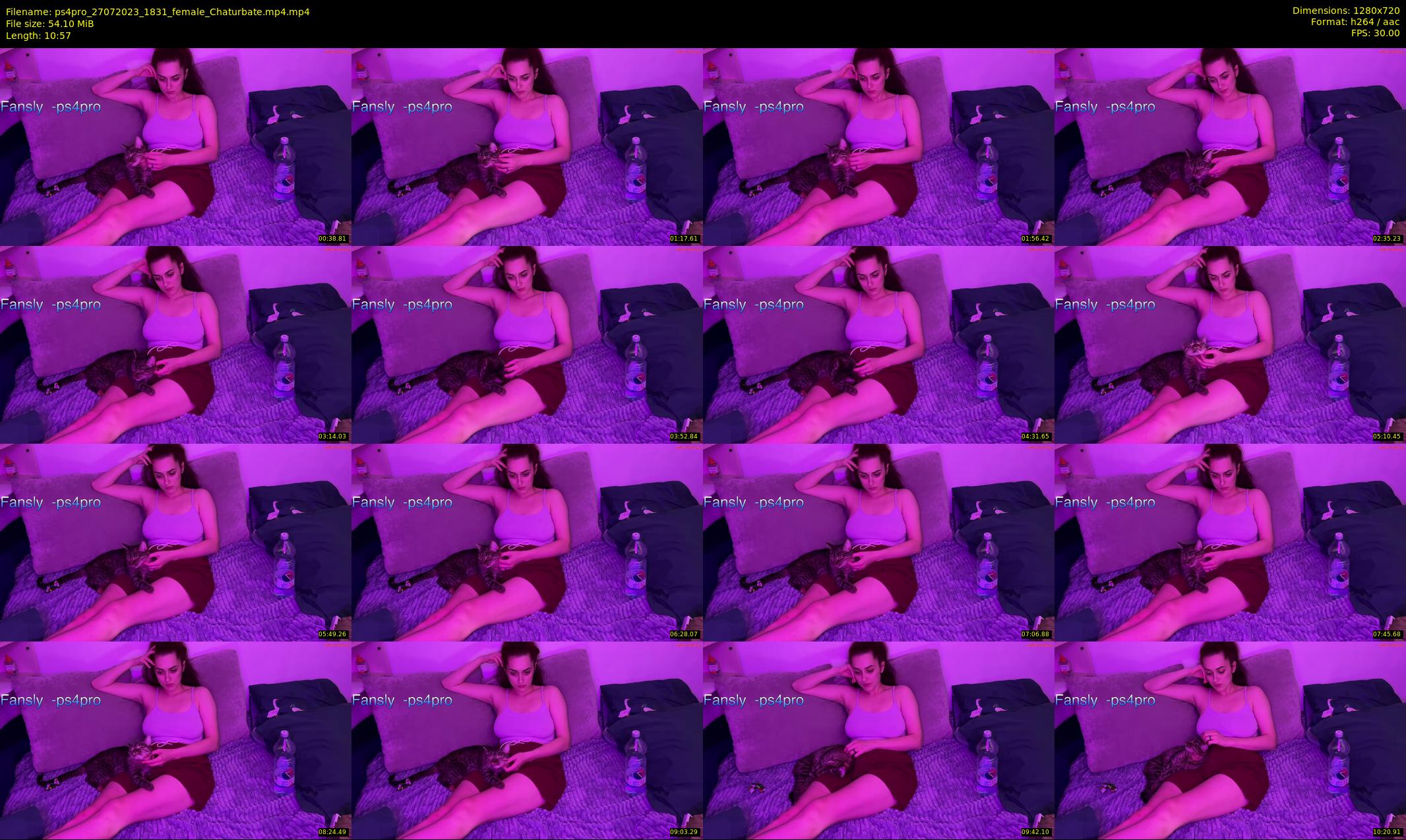 ps4pro — 11 minute Chaturbate female cam show recording, 720p, Jul 27, 2023