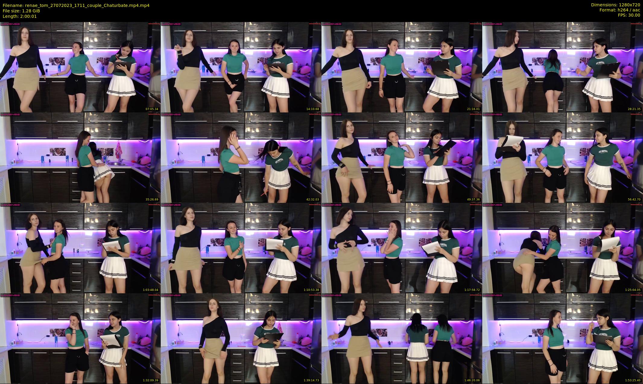 renae_tom — 121 minute Chaturbate couple cam show recording, 720p, Jul 27, 2023