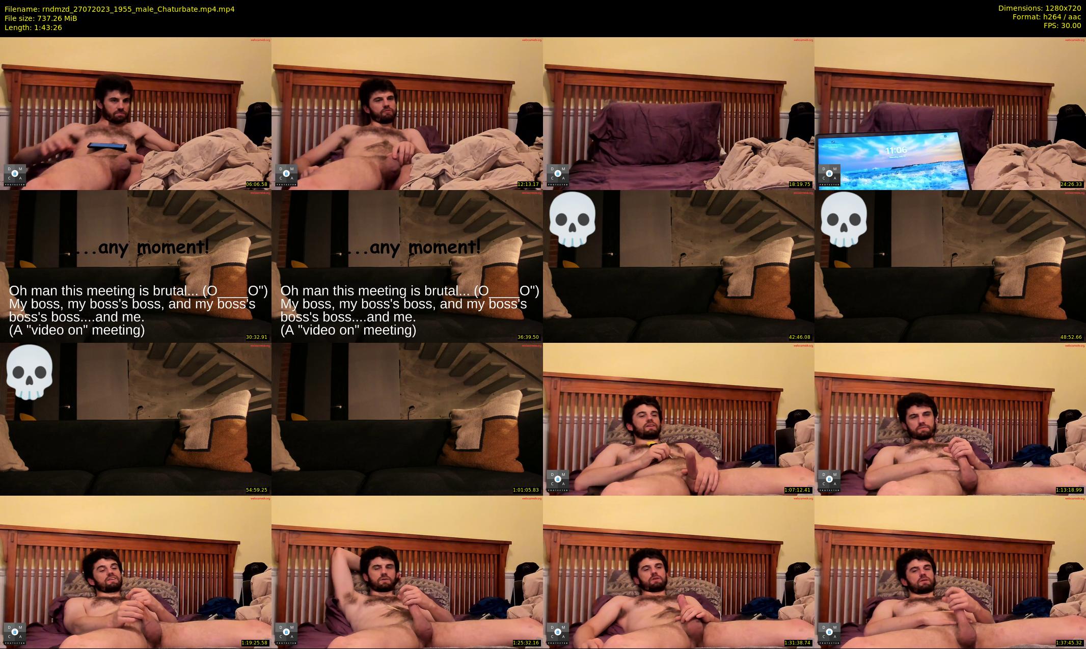 rndmzd — 104 minute Chaturbate male cam show recording, 720p, Jul 27, 2023