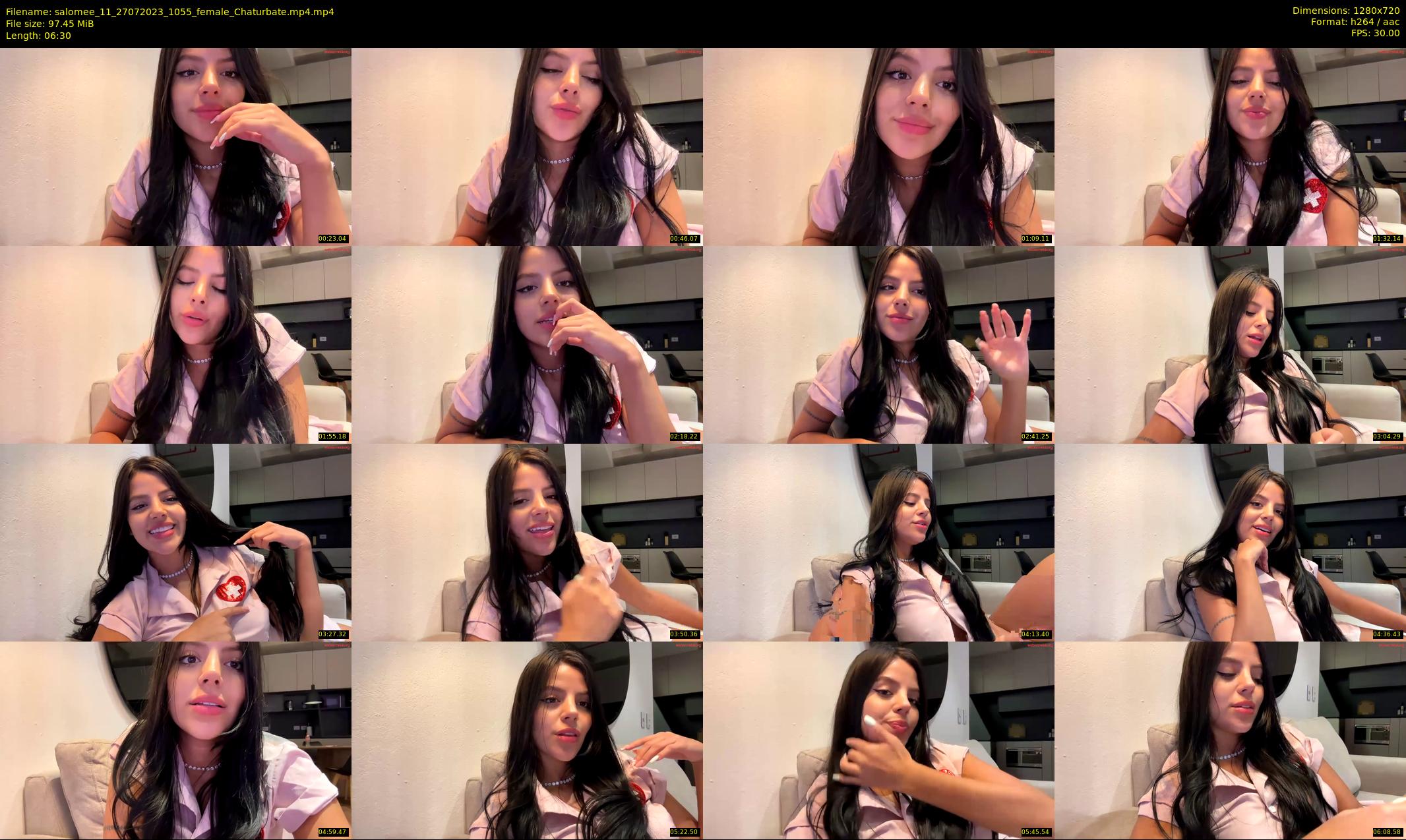 salomee_11 — 7 minute Chaturbate female cam show recording, 720p, Jul 27, 2023