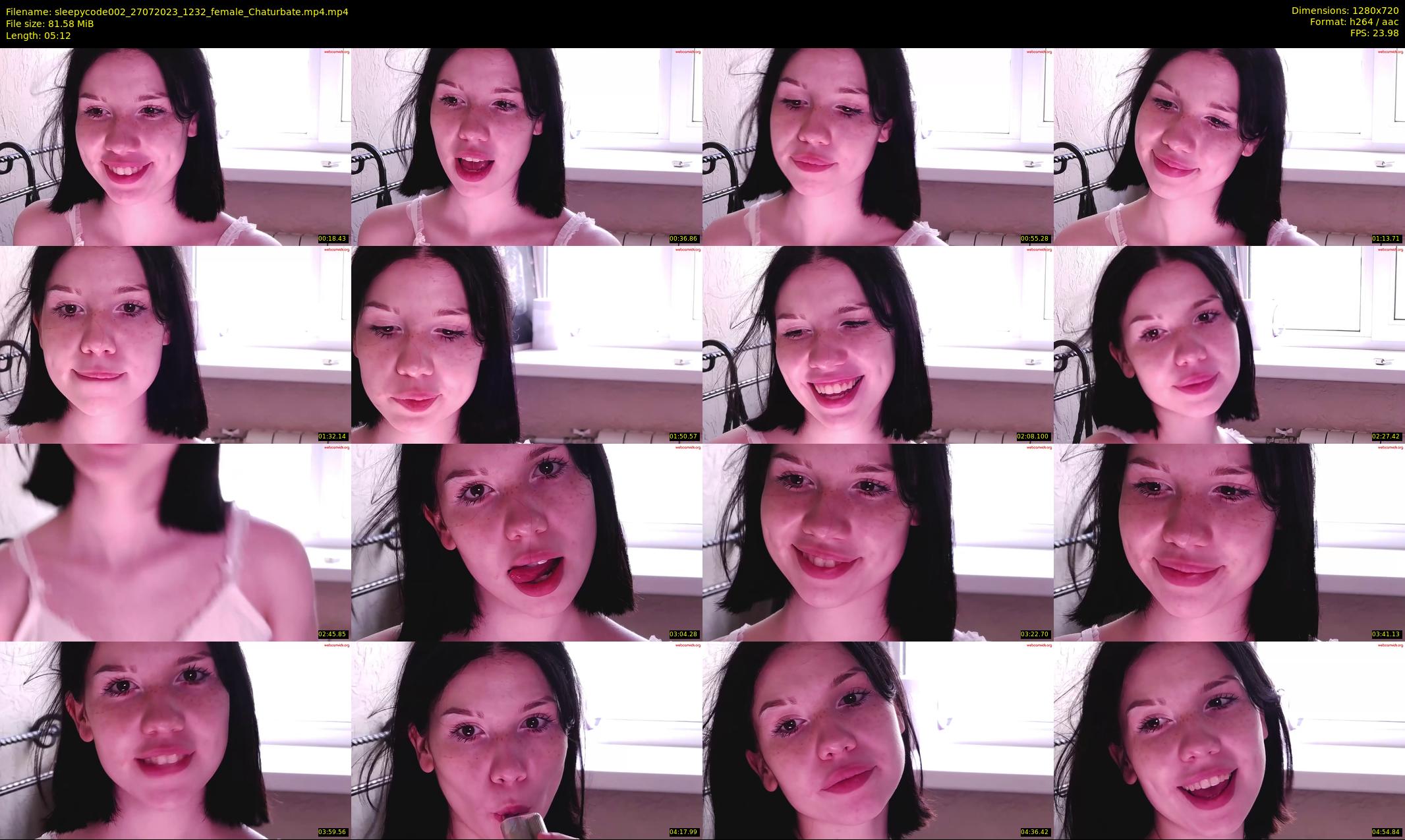 sleepycode002 — 6 minute Chaturbate female cam show recording, 720p, Jul 27, 2023