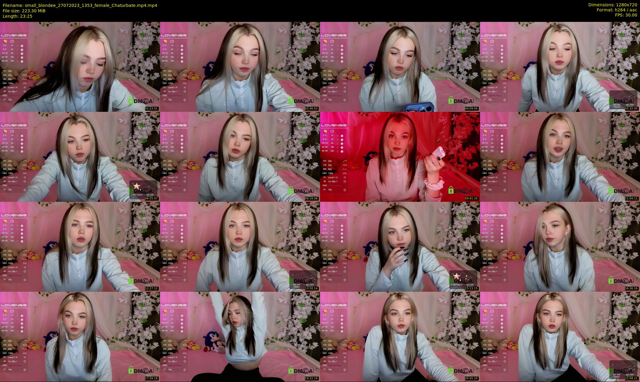 small_blondee — 24 minute Chaturbate female cam show recording, 720p, Jul 27, 2023