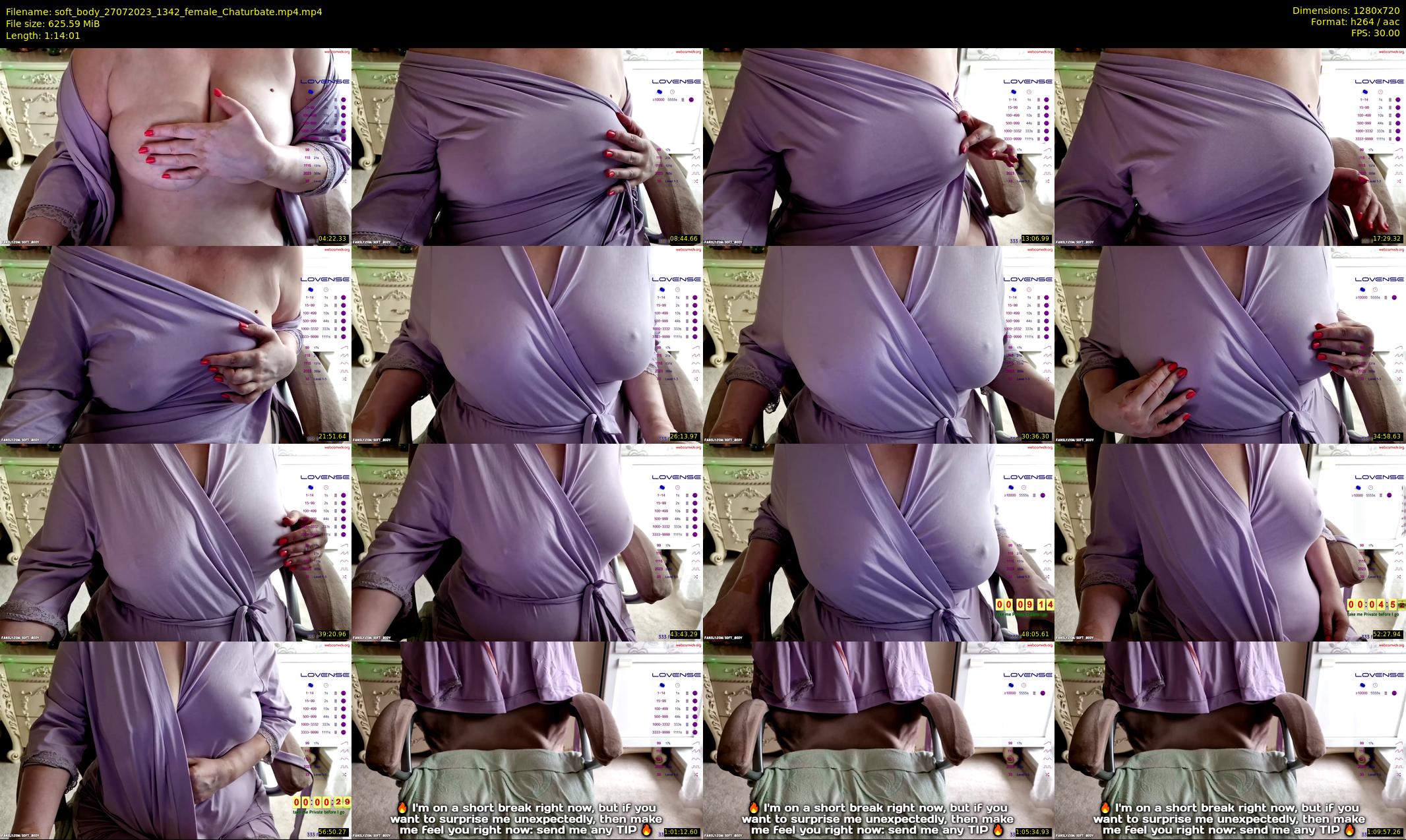 soft_body — 75 minute Chaturbate female cam show recording, 720p, Jul 27, 2023