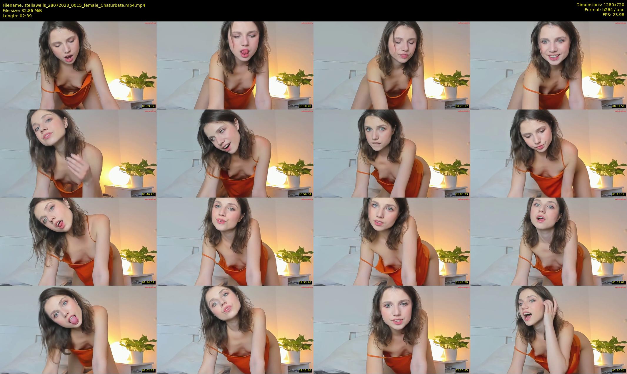 stellawells — 3 minute Chaturbate female cam show recording, 720p, Jul 28, 2023