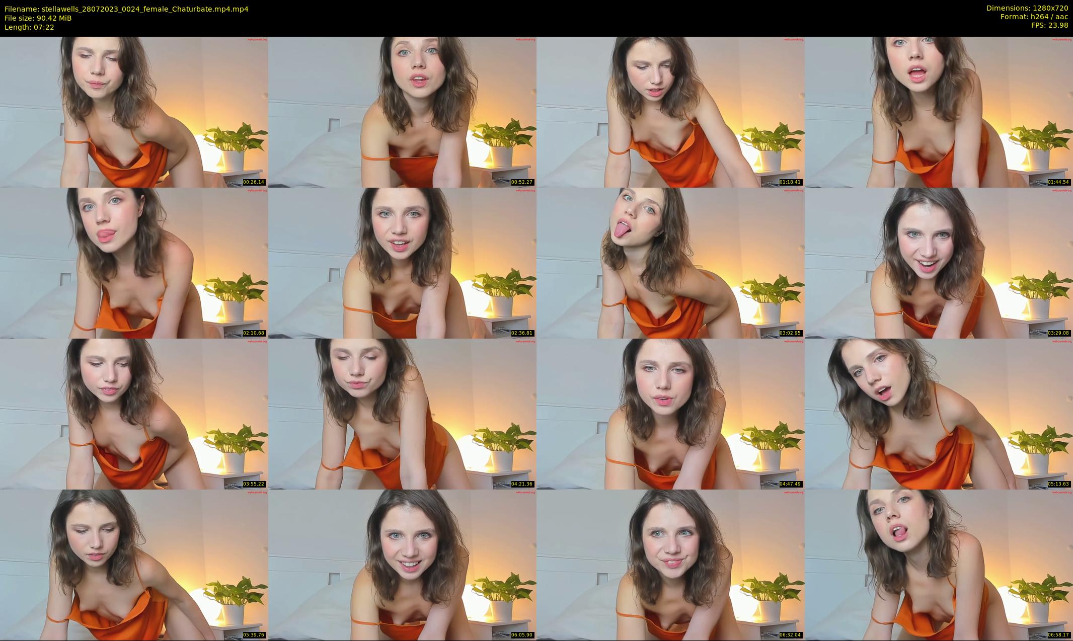 stellawells — 8 minute Chaturbate female cam show recording, 720p, Jul 28, 2023