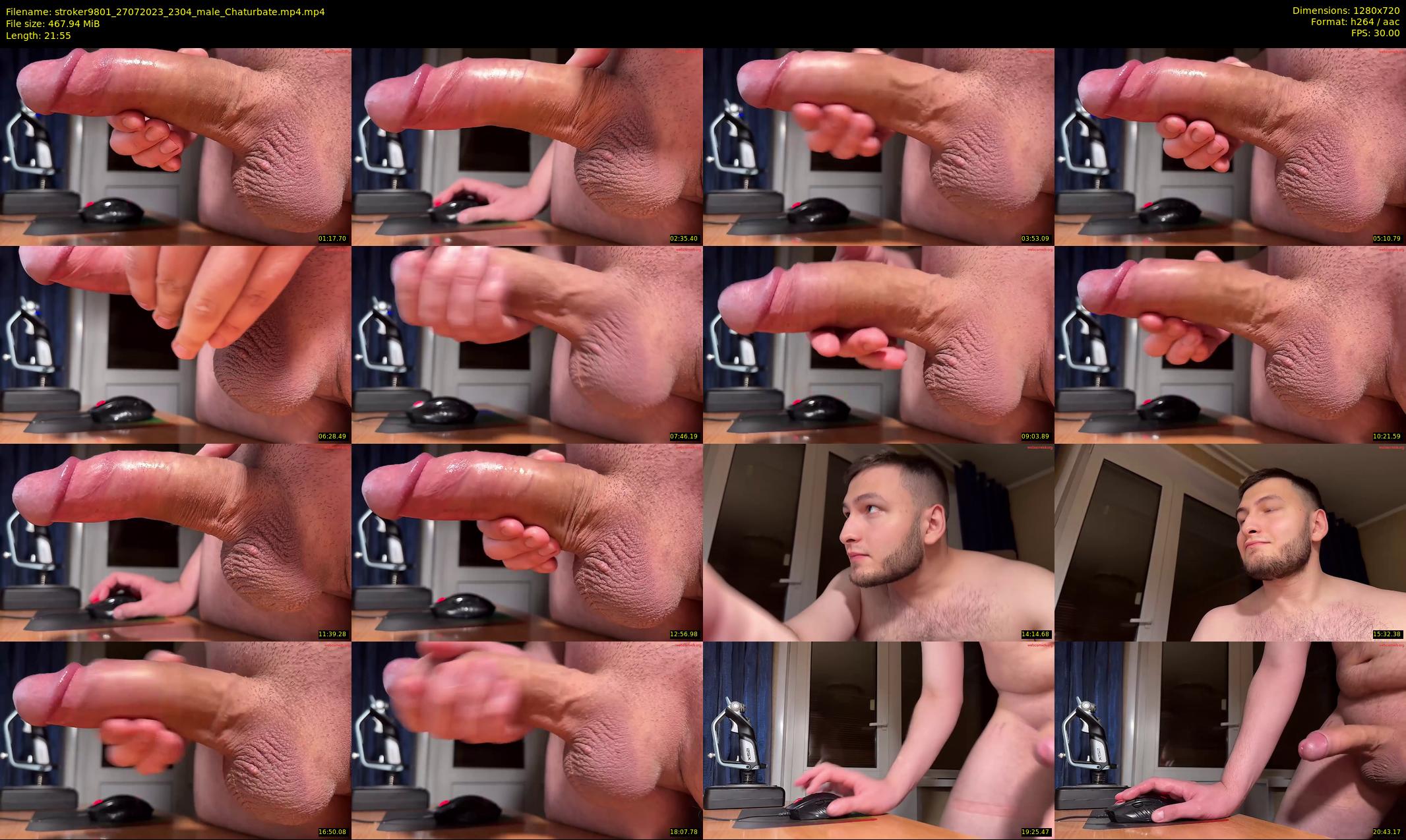 stroker9801 — 22 minute Chaturbate male cam show recording, 720p, Jul 27, 2023