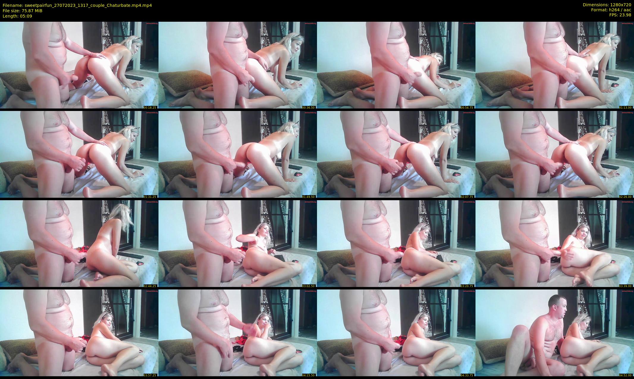 sweetpairfun — 6 minute Chaturbate couple cam show recording, 720p, Jul 27, 2023