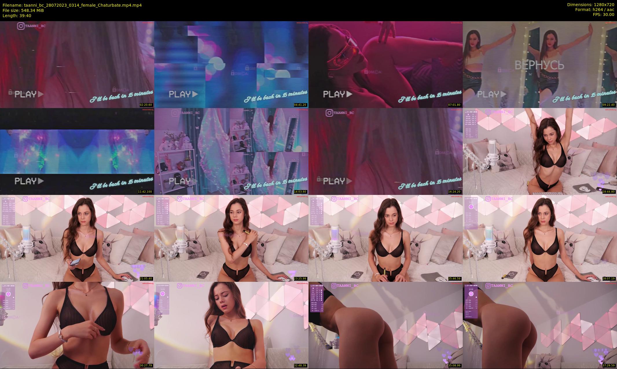 taanni_bc — 40 minute Chaturbate female cam show recording, 720p, Jul 28, 2023