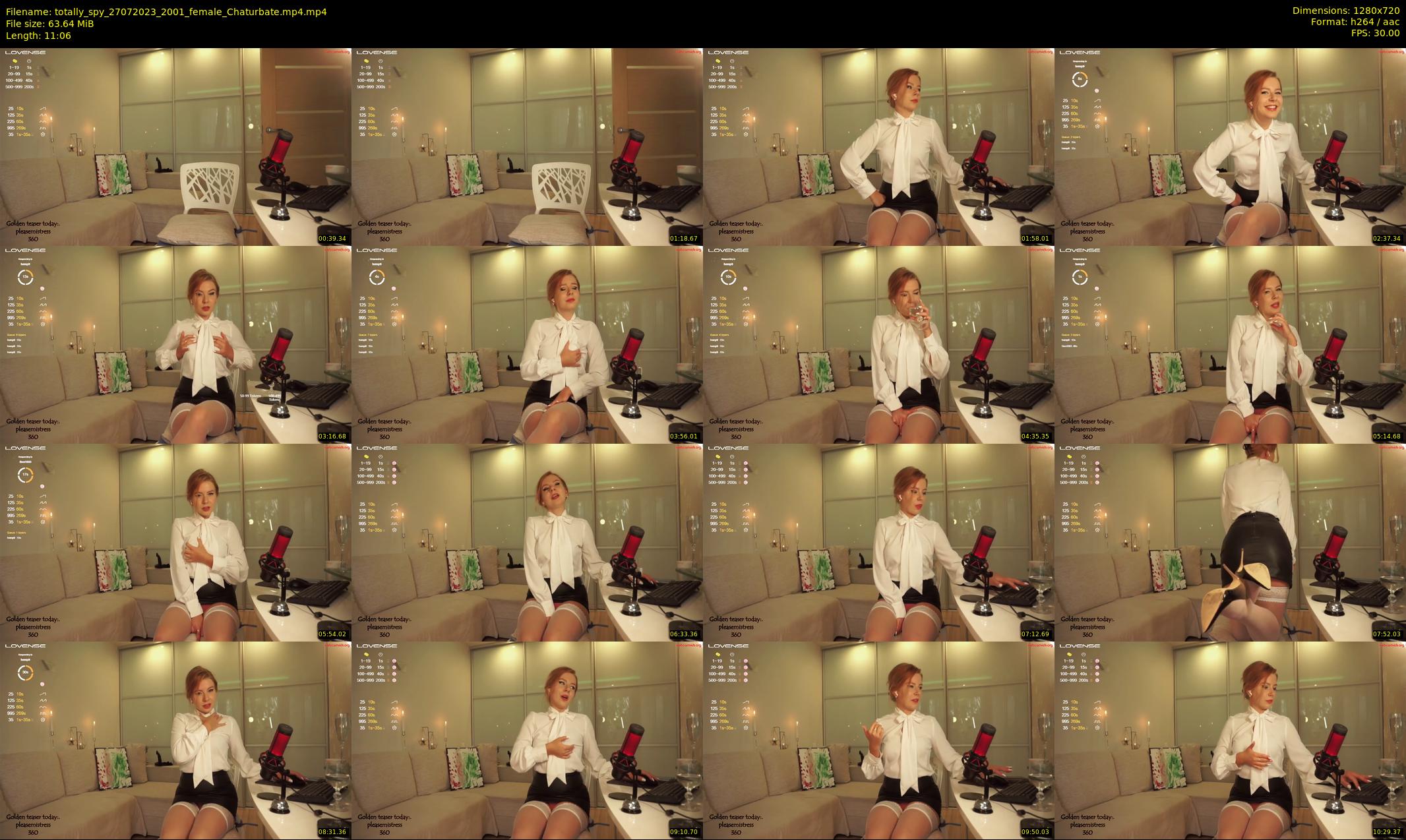 totally_spy — 12 minute Chaturbate female cam show recording, 720p, Jul 27, 2023