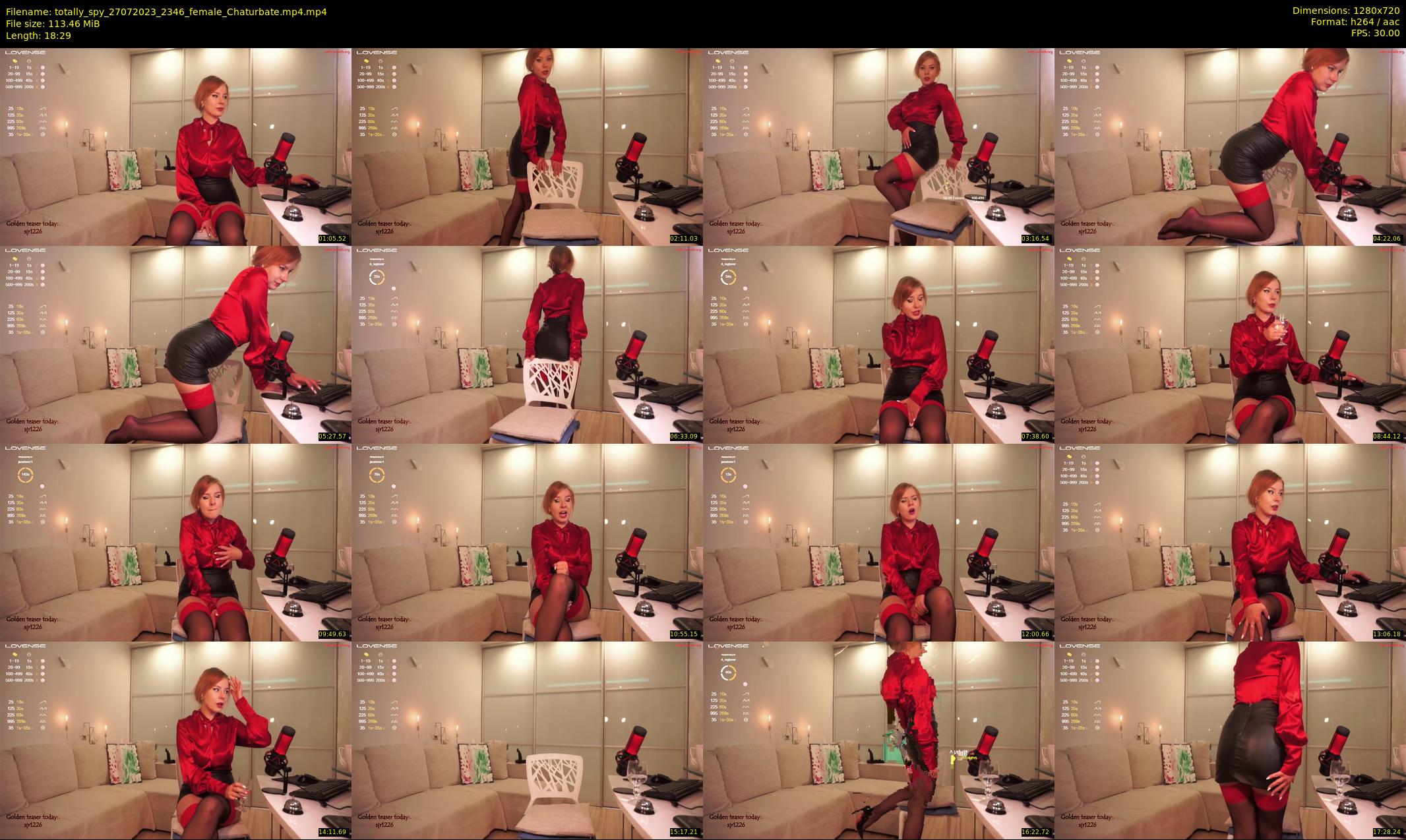 totally_spy — 19 minute Chaturbate female cam show recording, 720p, Jul 27, 2023