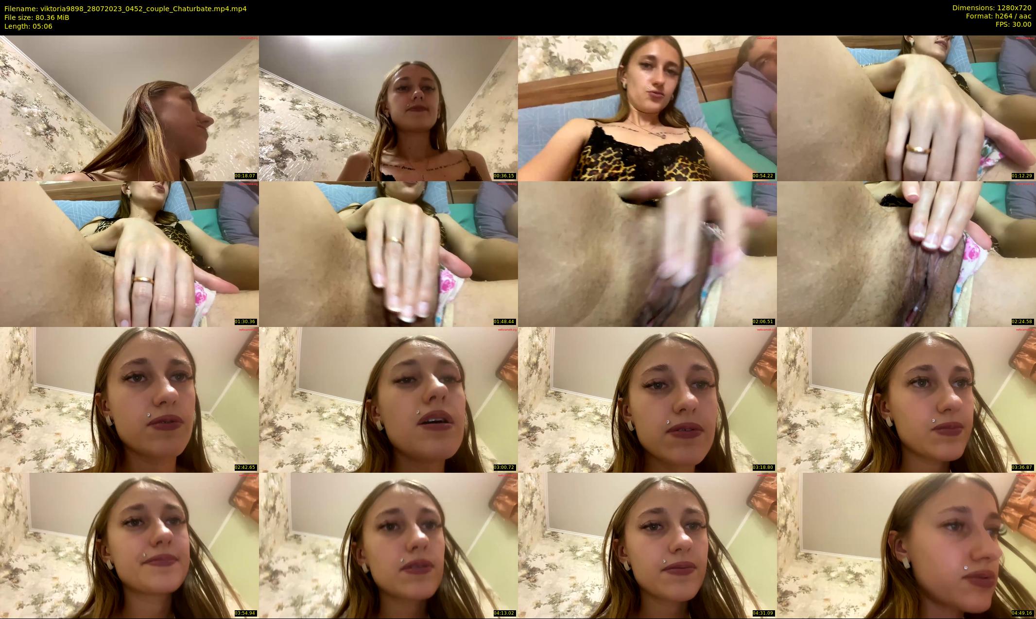 viktoria9898 — 6 minute Chaturbate couple cam show recording, 720p, Jul 28, 2023