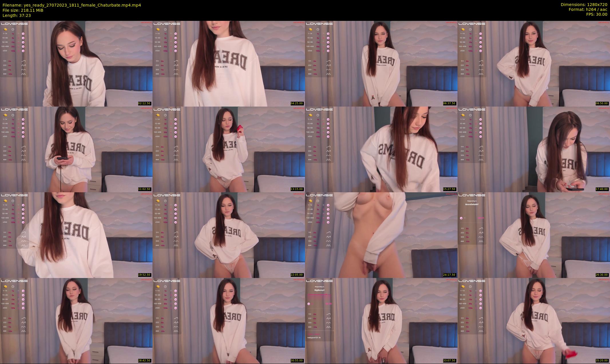 yes_ready — 38 minute Chaturbate female cam show recording, 720p, Jul 27, 2023