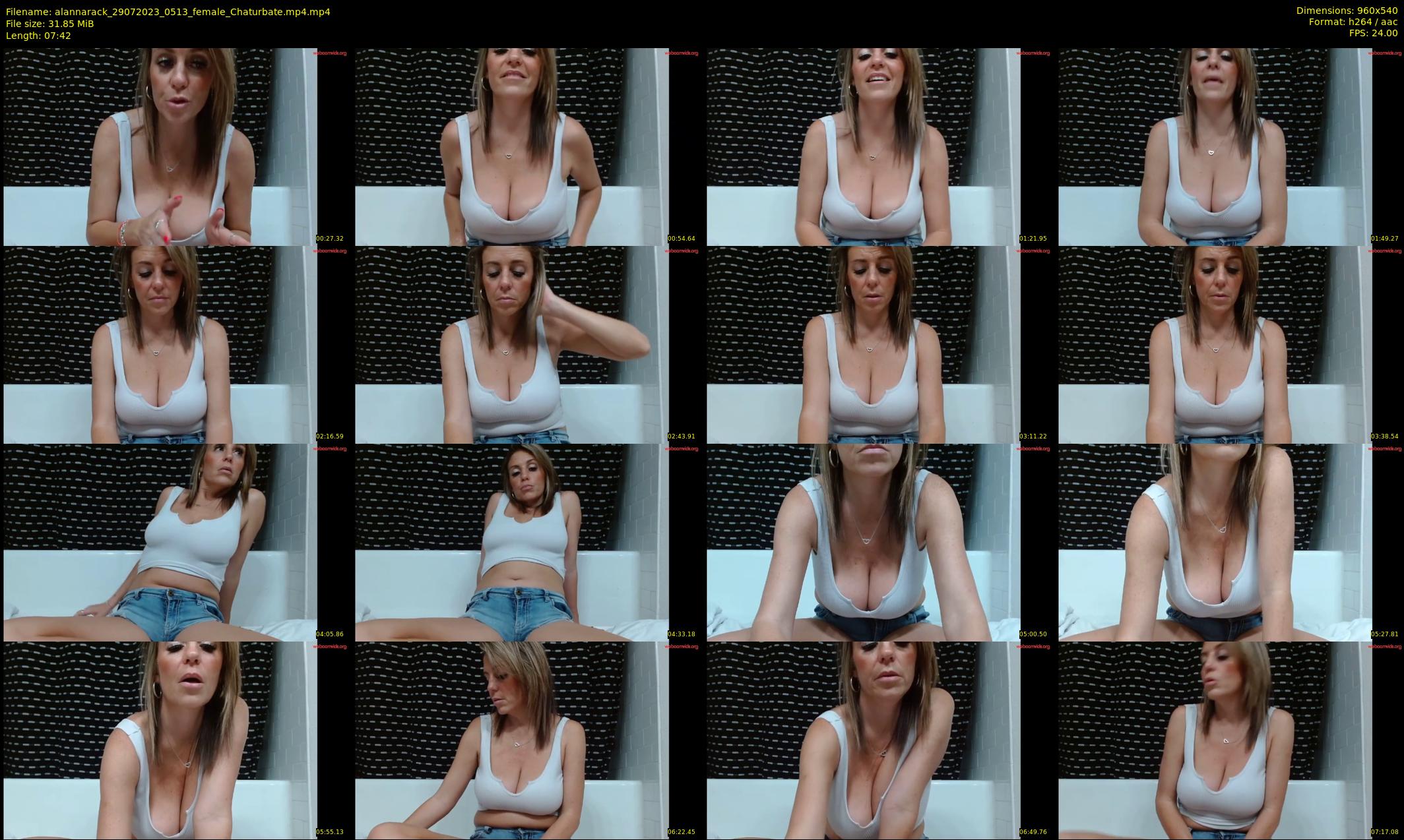 alannarack — 8 minute Chaturbate female cam show recording, 480p, Jul 29, 2023